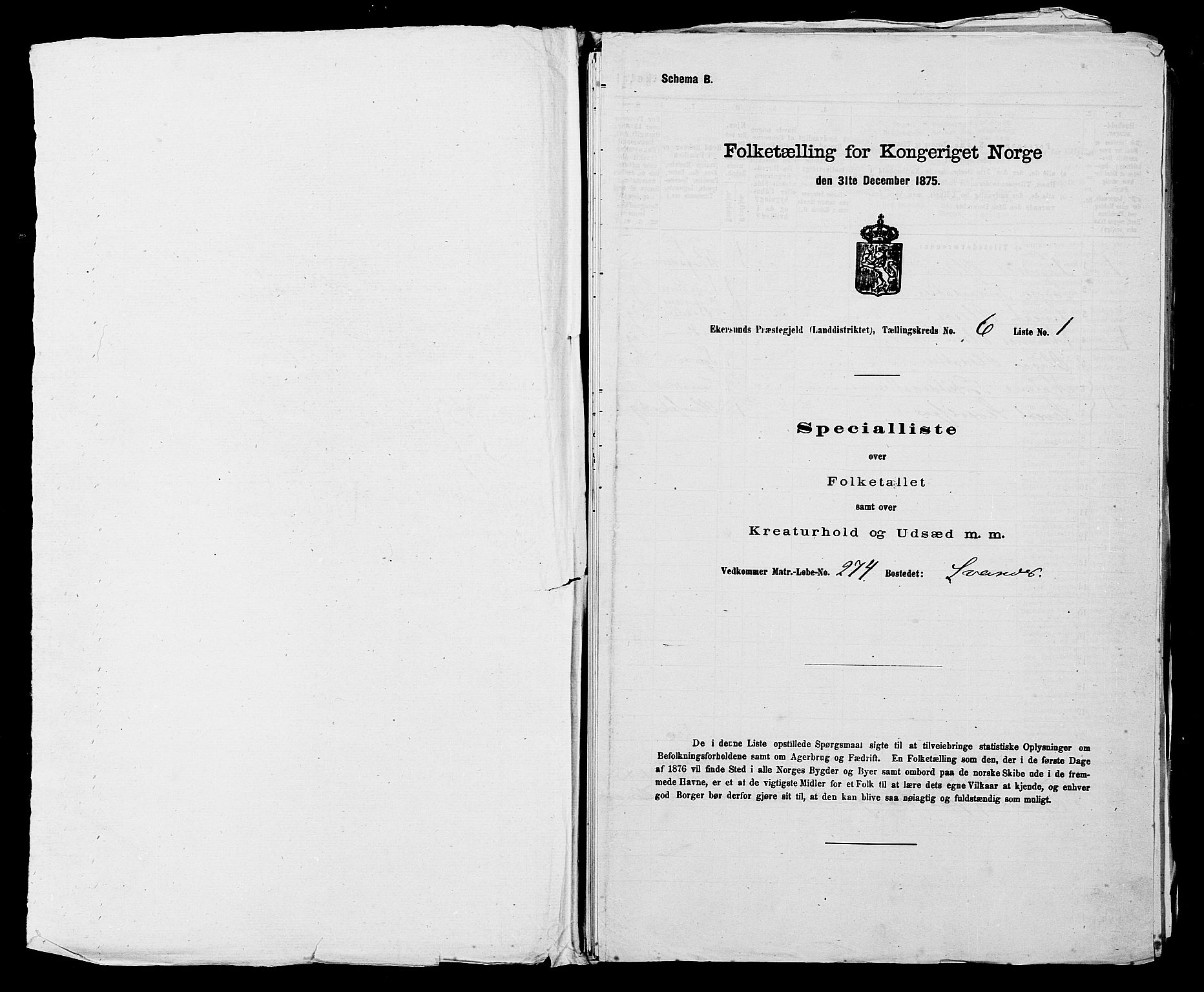 SAST, 1875 census for 1116L Eigersund/Eigersund og Ogna, 1875, p. 636
