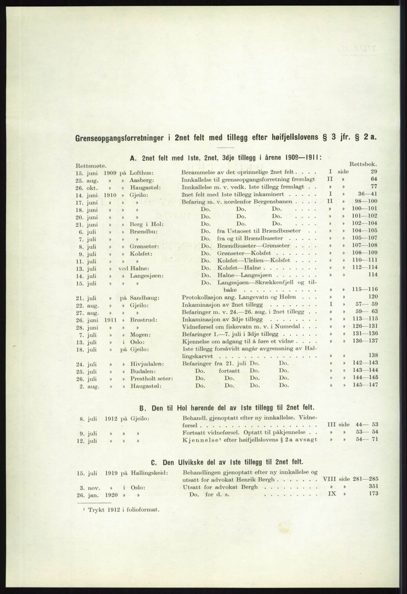 Høyfjellskommisjonen, AV/RA-S-1546/X/Xa/L0001: Nr. 1-33, 1909-1953, p. 1151