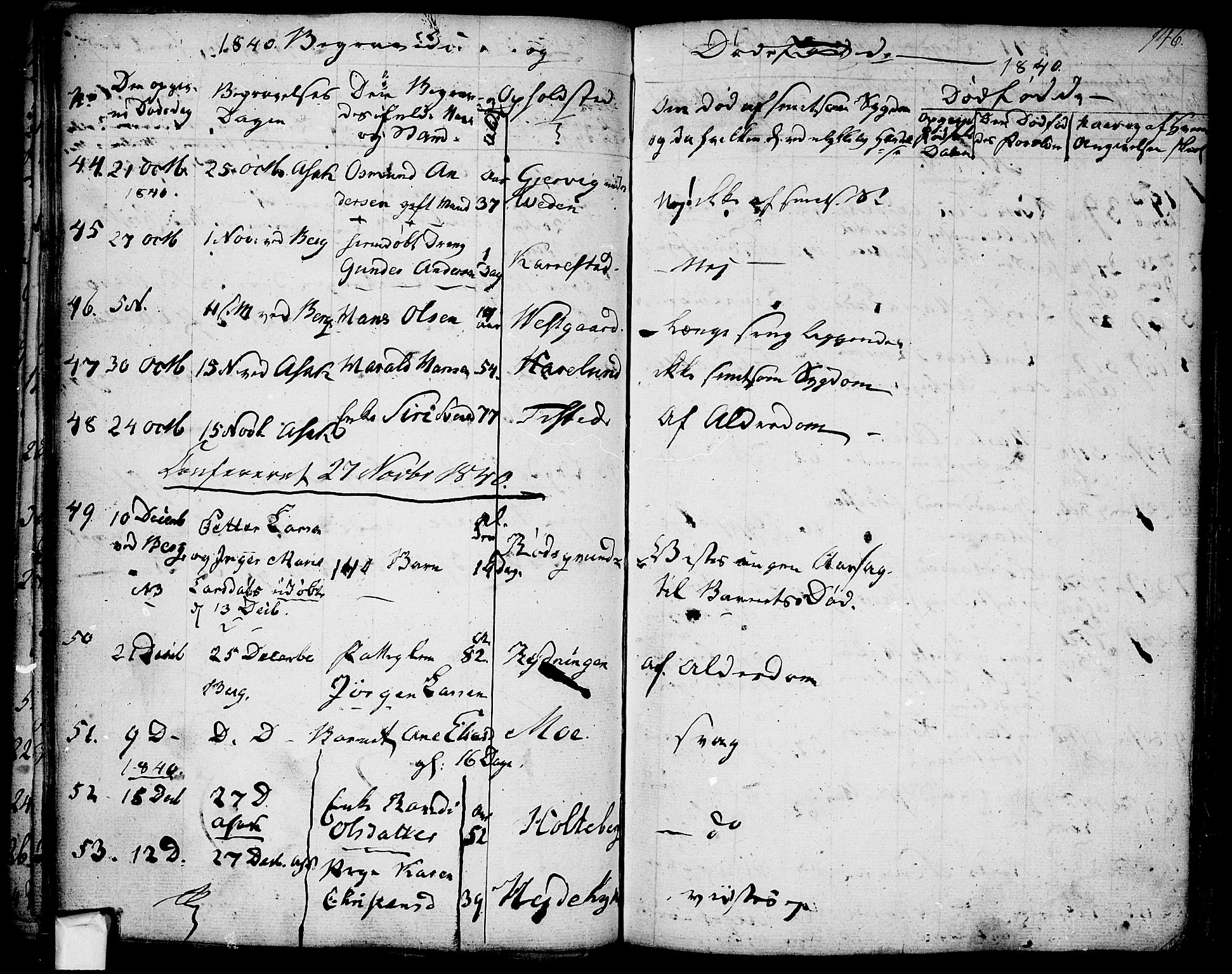 Berg prestekontor Kirkebøker, SAO/A-10902/F/Fa/L0003: Parish register (official) no. I 3, 1832-1842, p. 146