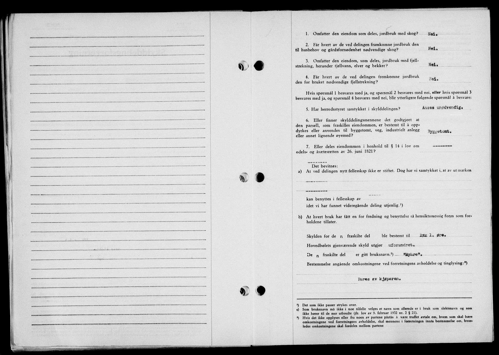 Lofoten sorenskriveri, SAT/A-0017/1/2/2C/L0022a: Mortgage book no. 22a, 1949-1950, Diary no: : 2738/1949