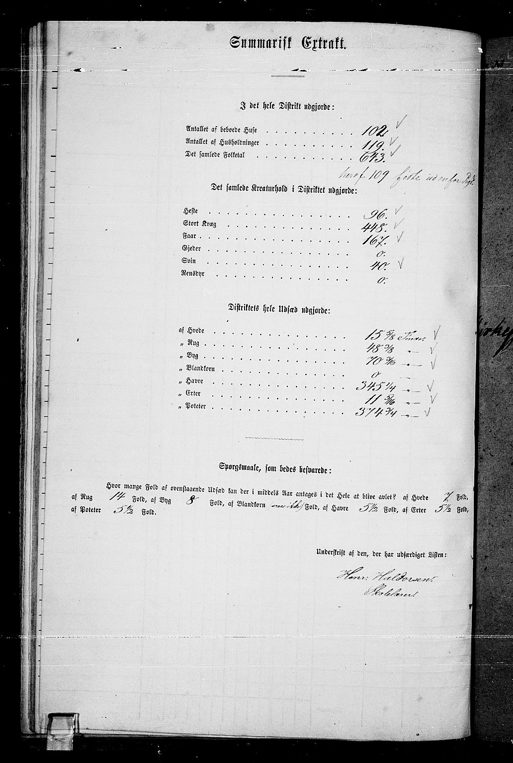 RA, 1865 census for Eidsberg, 1865, p. 66