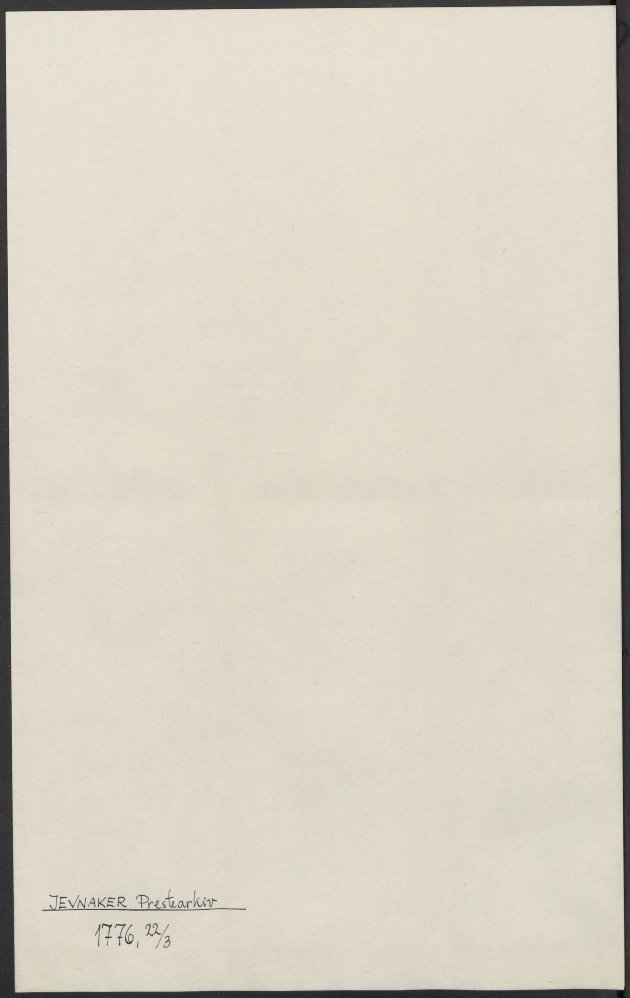 Riksarkivets diplomsamling, RA/EA-5965/F15/L0014: Prestearkiv - Oppland, 1696-1879, p. 140
