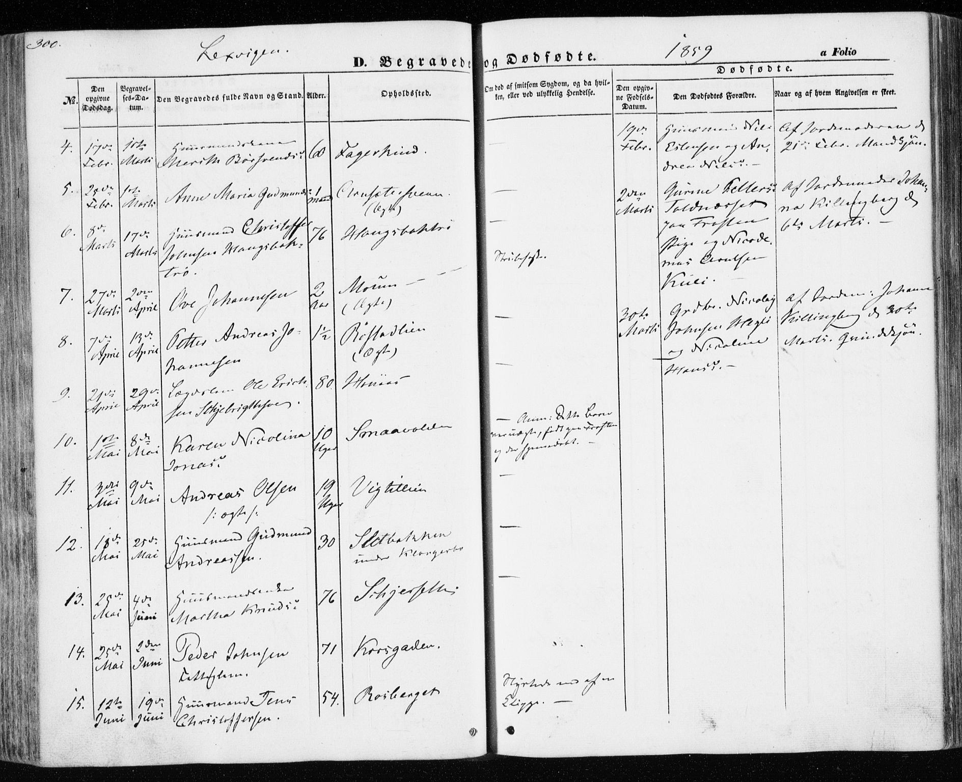 Ministerialprotokoller, klokkerbøker og fødselsregistre - Nord-Trøndelag, SAT/A-1458/701/L0008: Parish register (official) no. 701A08 /1, 1854-1863, p. 300