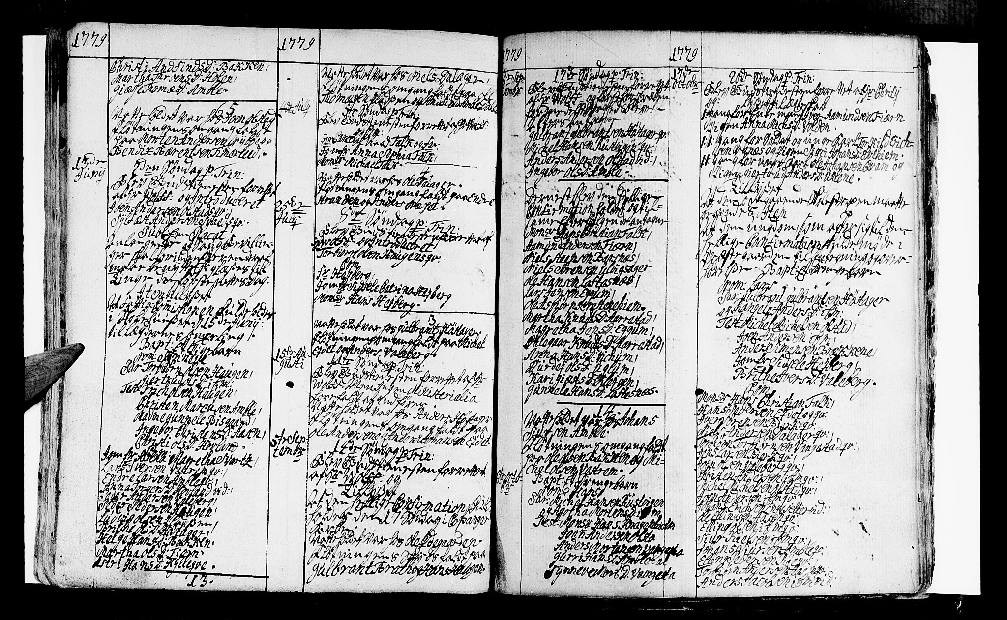 Sogndal sokneprestembete, AV/SAB-A-81301/H/Haa/Haaa/L0004: Parish register (official) no. A 4, 1747-1782