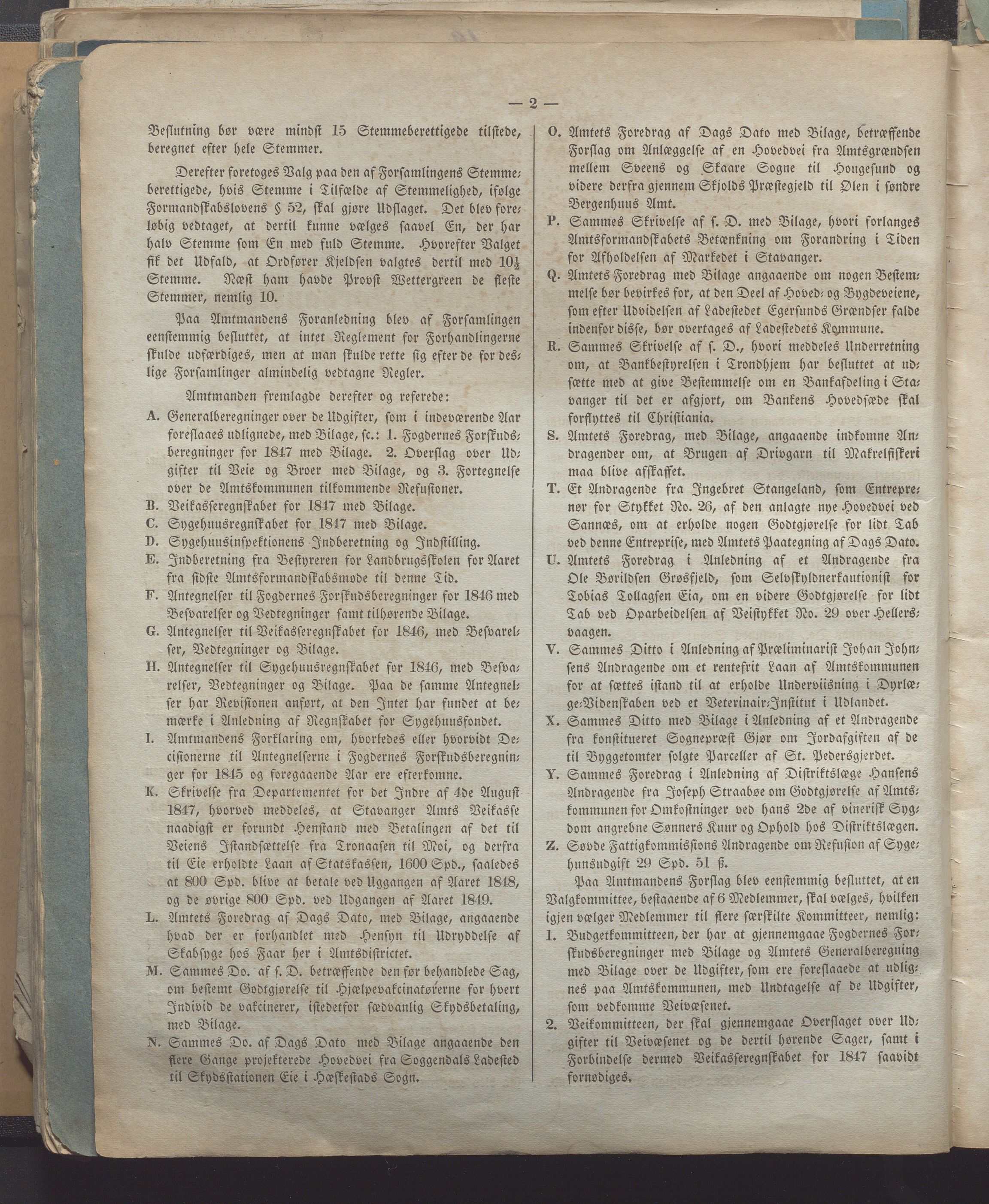 Rogaland fylkeskommune - Fylkesrådmannen , IKAR/A-900/A, 1838-1848, p. 323