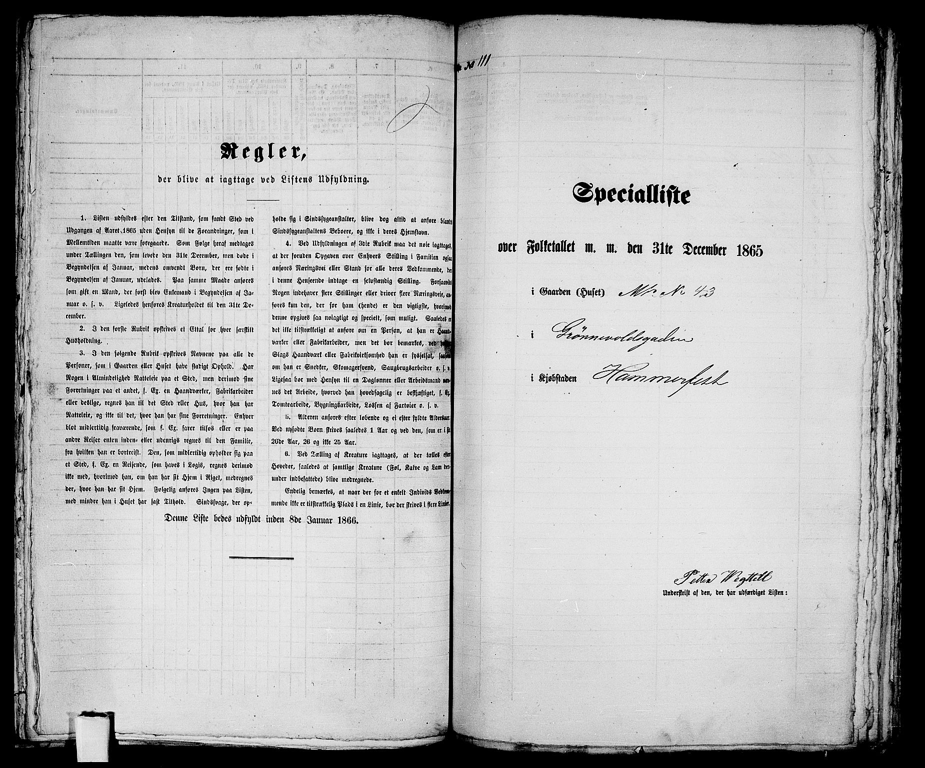 RA, 1865 census for Hammerfest/Hammerfest, 1865, p. 229