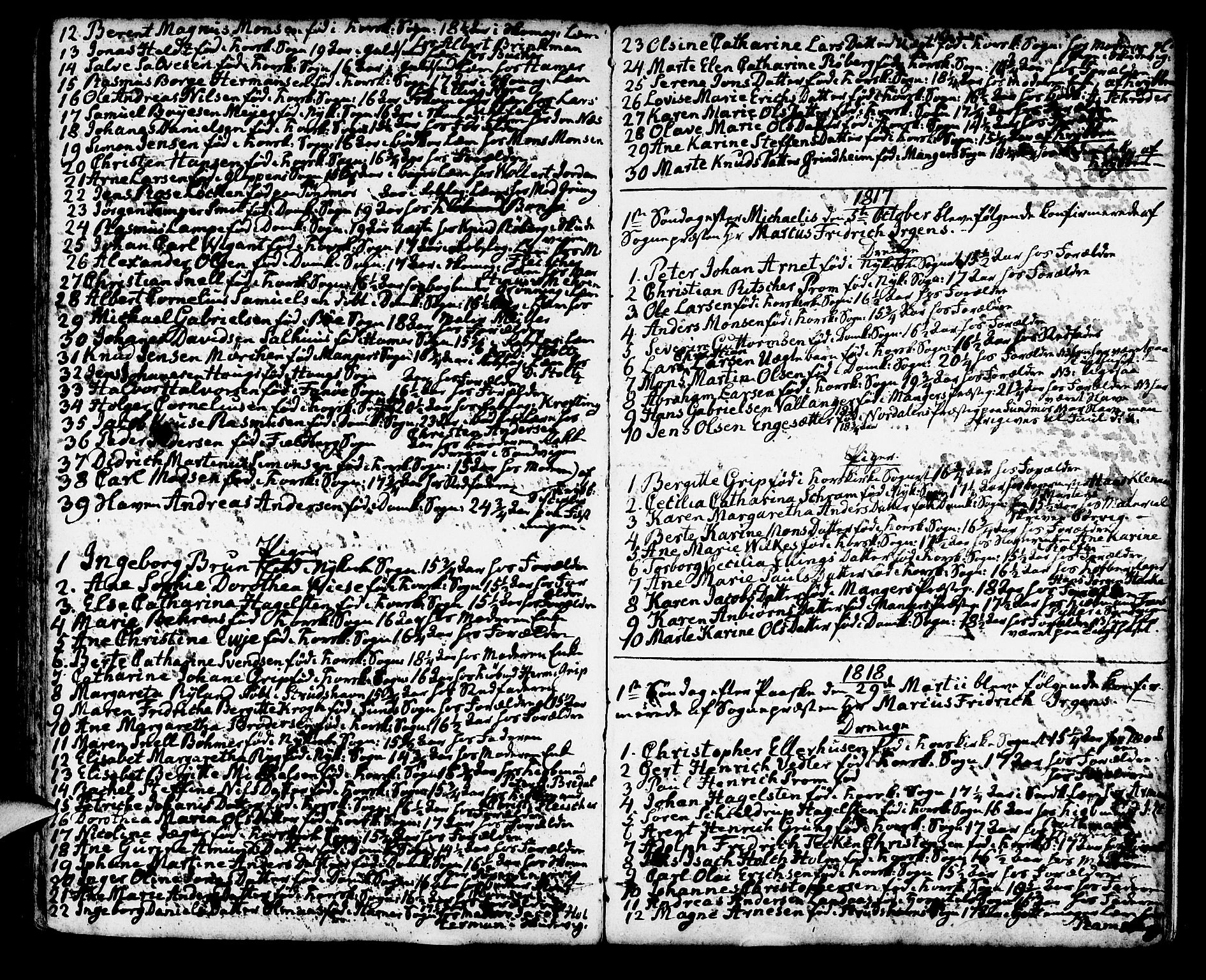 Korskirken sokneprestembete, SAB/A-76101/H/Haa/L0007: Parish register (official) no. A 7, 1736-1839, p. 114