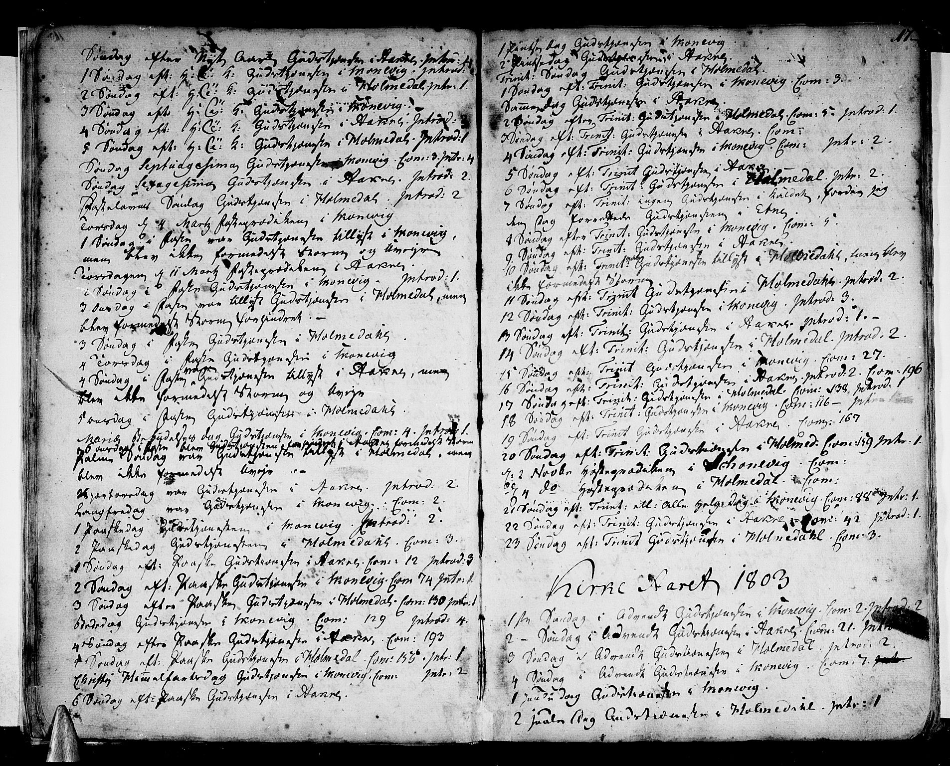 Skånevik sokneprestembete, SAB/A-77801/H/Haa: Parish register (official) no. A 2, 1790-1824, p. 17
