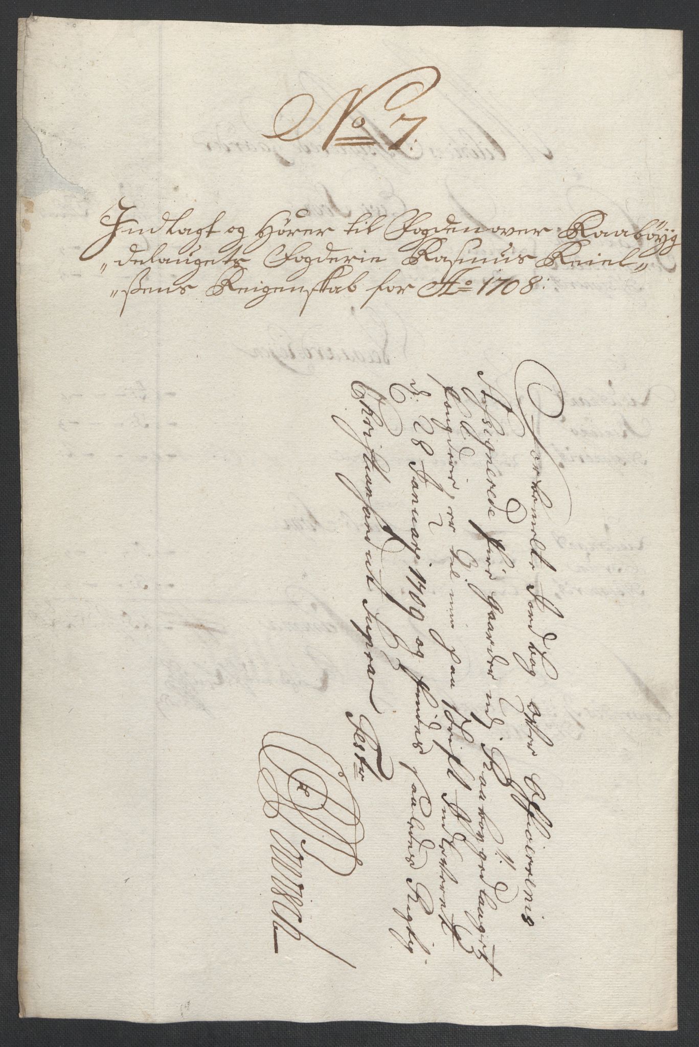 Rentekammeret inntil 1814, Reviderte regnskaper, Fogderegnskap, AV/RA-EA-4092/R40/L2448: Fogderegnskap Råbyggelag, 1706-1708, p. 342