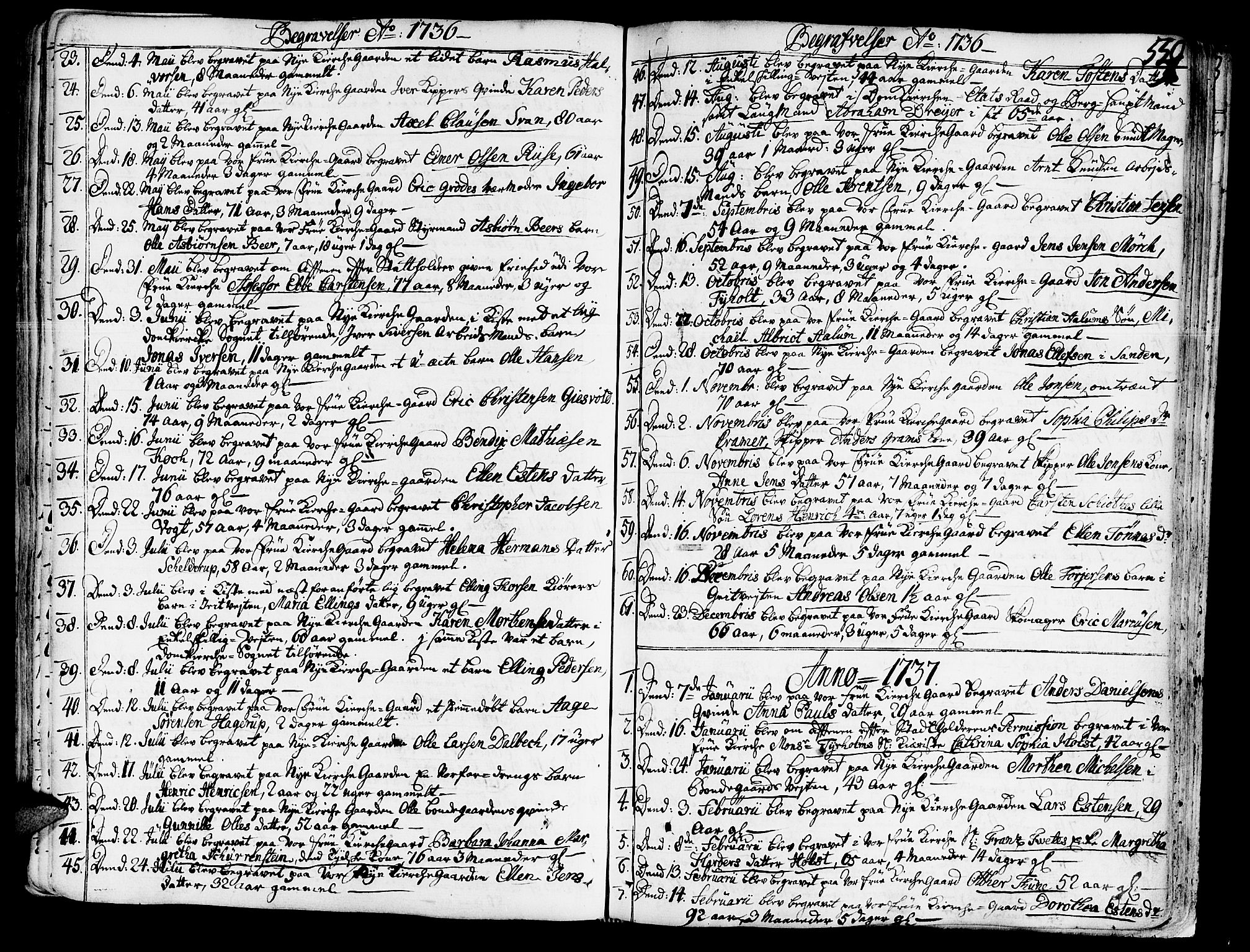 Ministerialprotokoller, klokkerbøker og fødselsregistre - Sør-Trøndelag, SAT/A-1456/602/L0103: Parish register (official) no. 602A01, 1732-1774, p. 559
