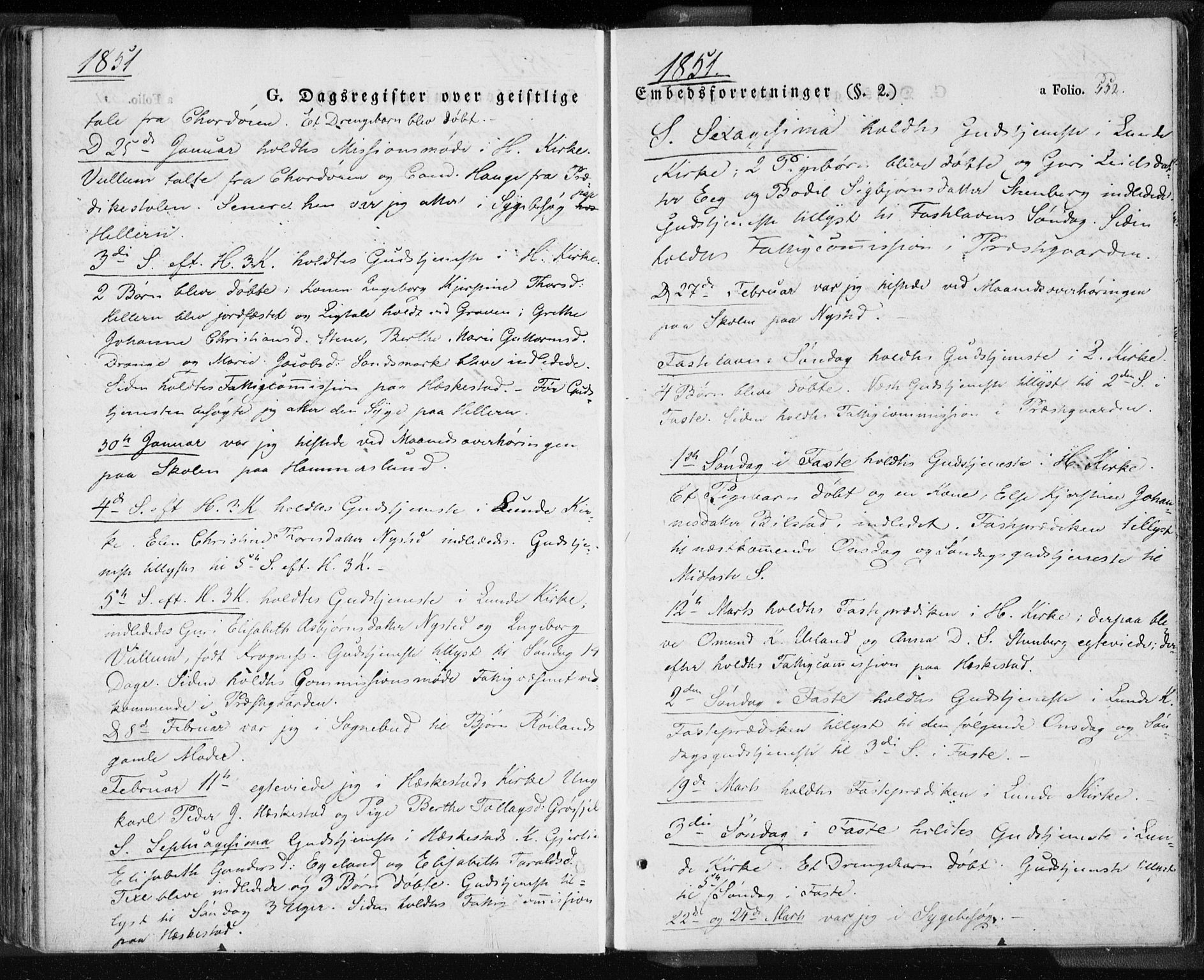 Lund sokneprestkontor, AV/SAST-A-101809/S06/L0008: Parish register (official) no. A 7.2, 1833-1854, p. 552