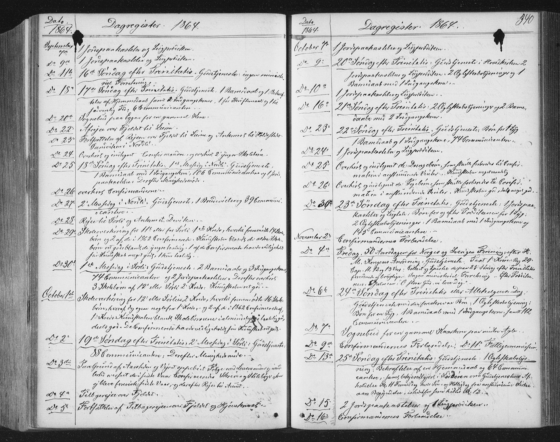 Ministerialprotokoller, klokkerbøker og fødselsregistre - Nord-Trøndelag, SAT/A-1458/749/L0472: Parish register (official) no. 749A06, 1857-1873, p. 340