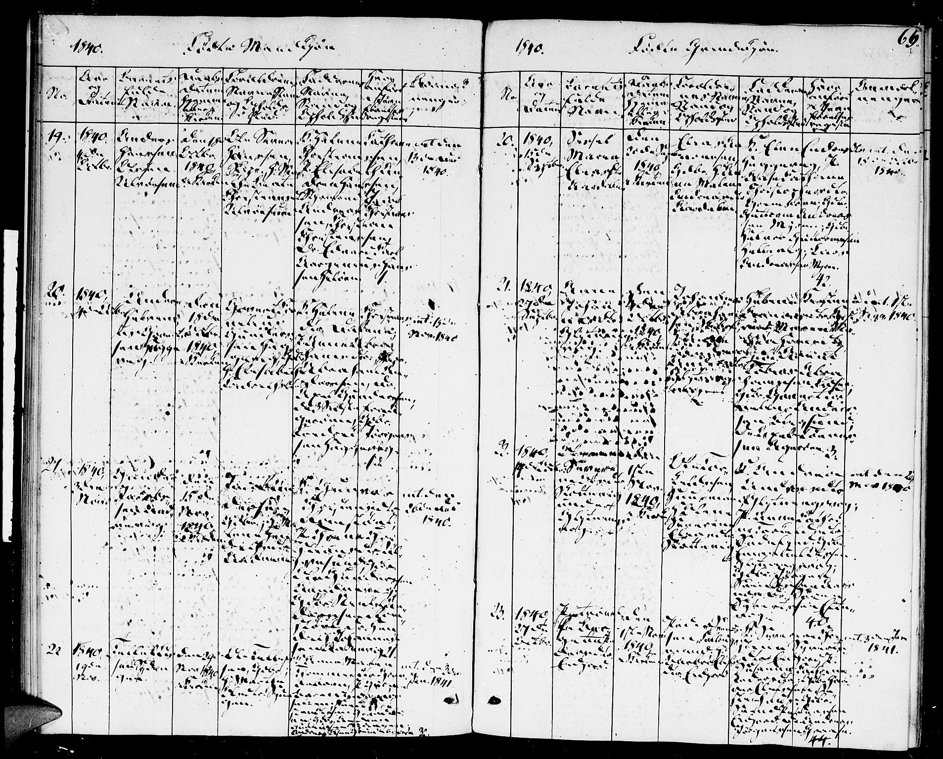 Høvåg sokneprestkontor, AV/SAK-1111-0025/F/Fa/L0002: Parish register (official) no. A 2, 1837-1843, p. 66