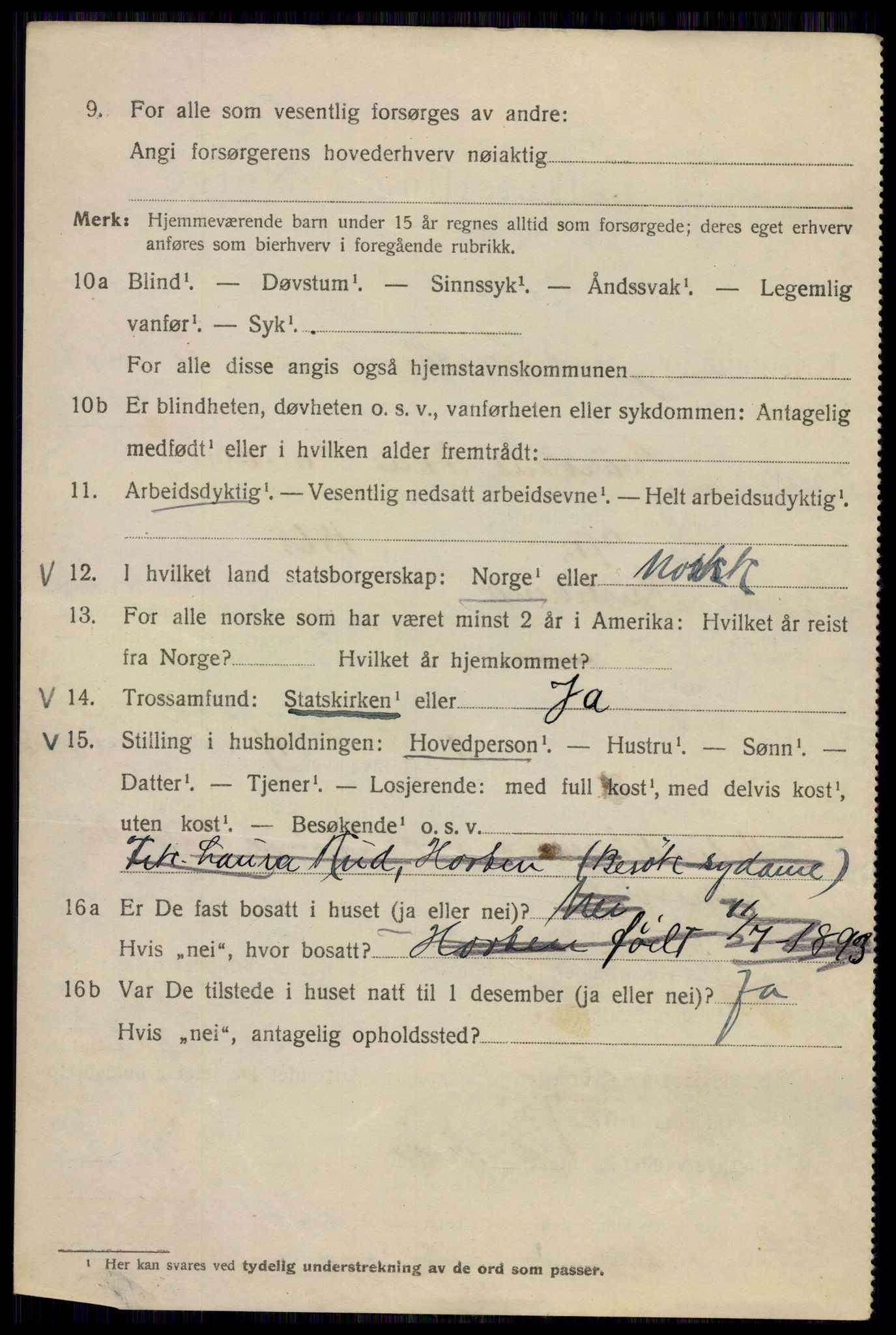 SAO, 1920 census for Kristiania, 1920, p. 323324