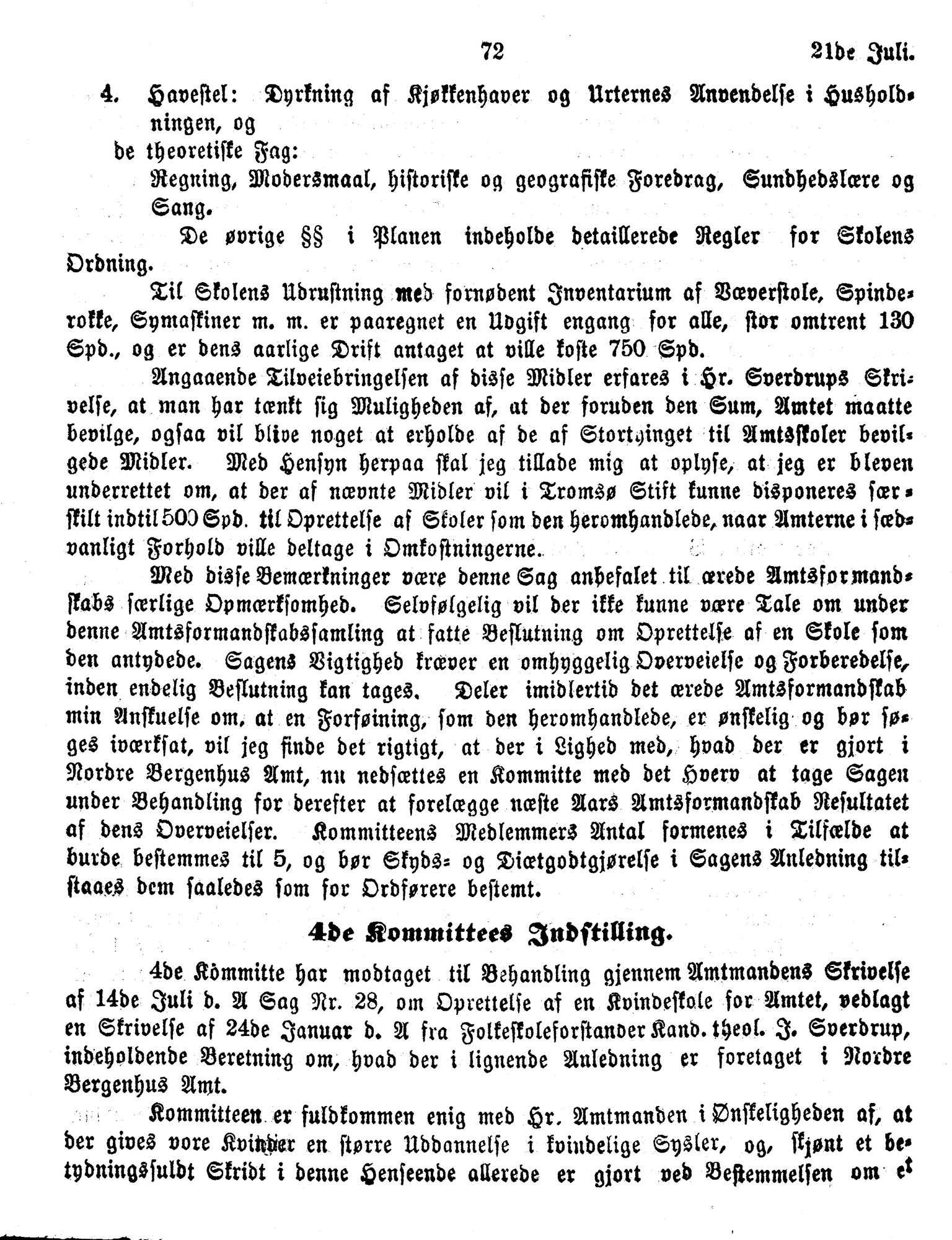 Nordland Fylkeskommune. Fylkestinget, AIN/NFK-17/176/A/Ac/L0010: Fylkestingsforhandlinger 1874-1880, 1874-1880