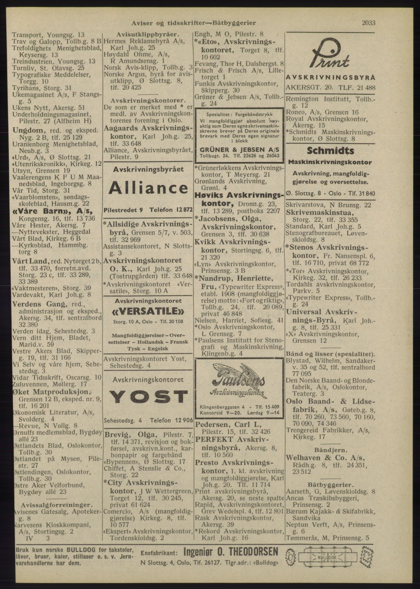 Kristiania/Oslo adressebok, PUBL/-, 1945, p. 1949