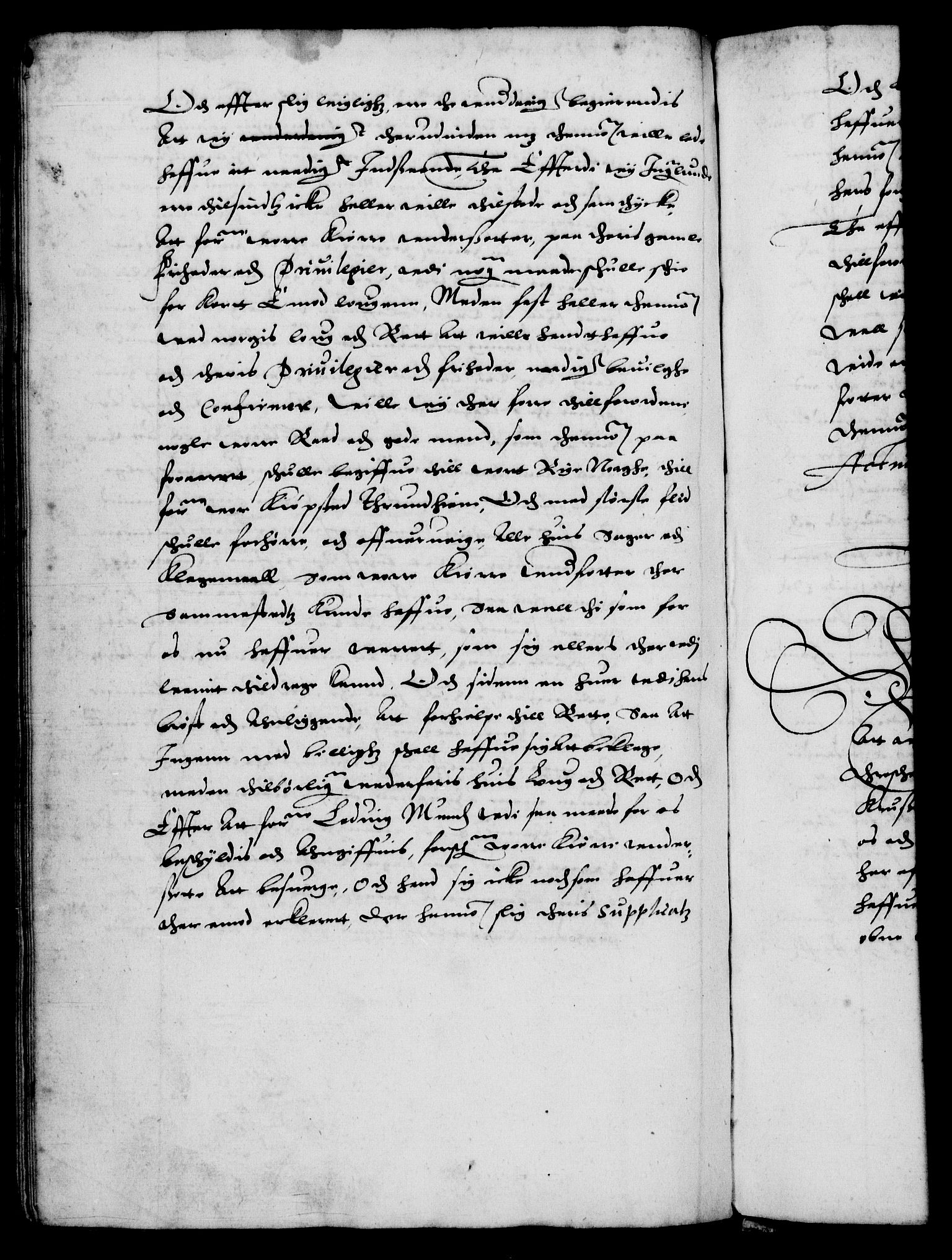 Danske Kanselli 1572-1799, AV/RA-EA-3023/F/Fc/Fca/Fcaa/L0002: Norske registre (mikrofilm), 1588-1596, p. 283b