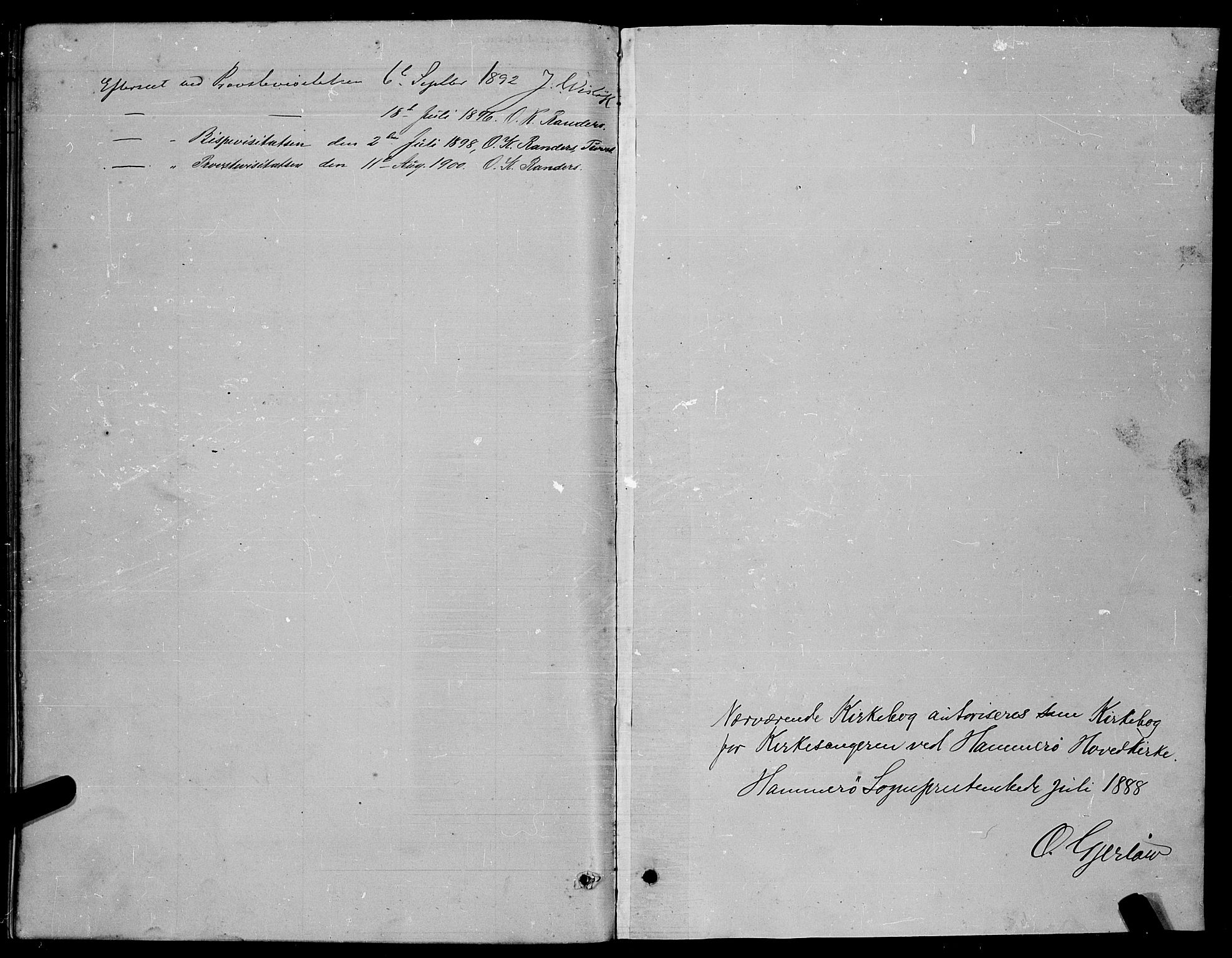 Ministerialprotokoller, klokkerbøker og fødselsregistre - Nordland, SAT/A-1459/859/L0859: Parish register (copy) no. 859C05, 1887-1898