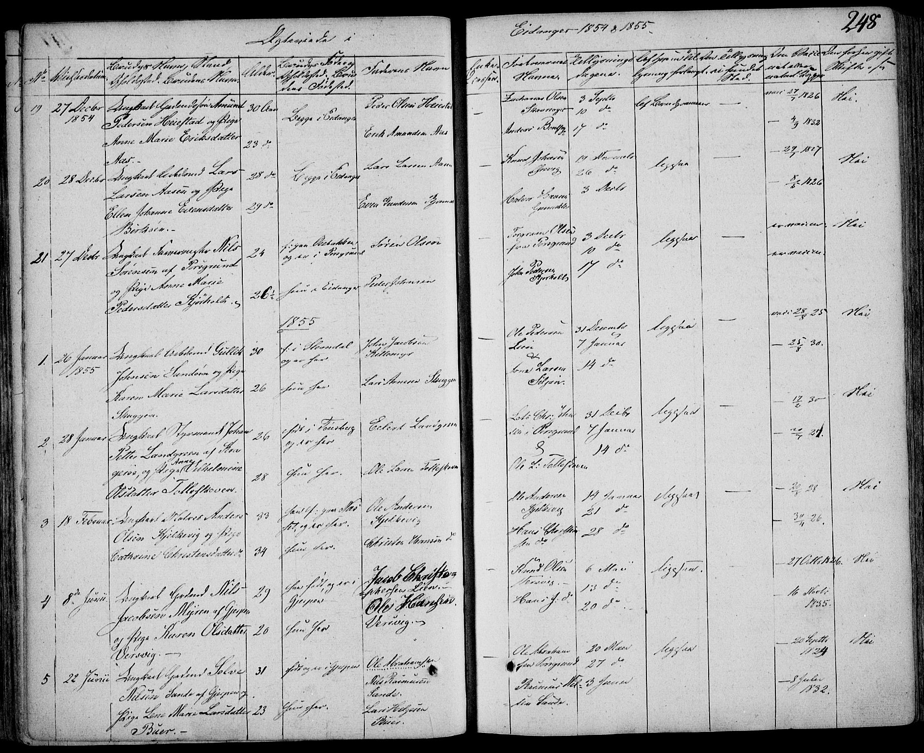 Eidanger kirkebøker, SAKO/A-261/F/Fa/L0008: Parish register (official) no. 8, 1831-1858, p. 248