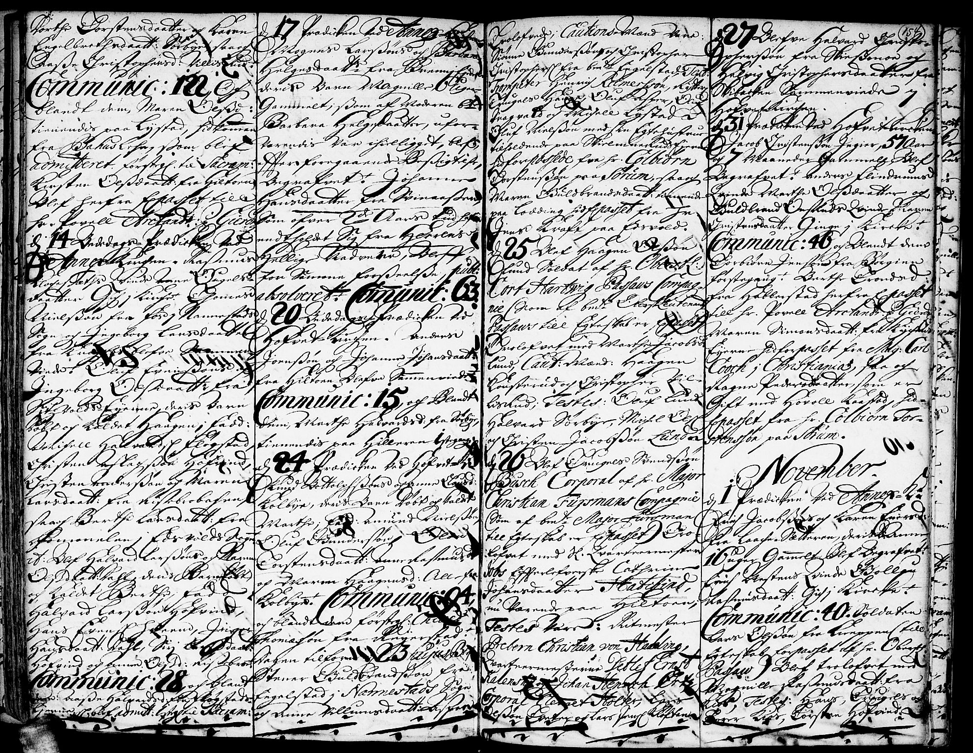 Ullensaker prestekontor Kirkebøker, AV/SAO-A-10236a/F/Fa/L0001: Parish register (official) no. I 1, 1689-1701, p. 154