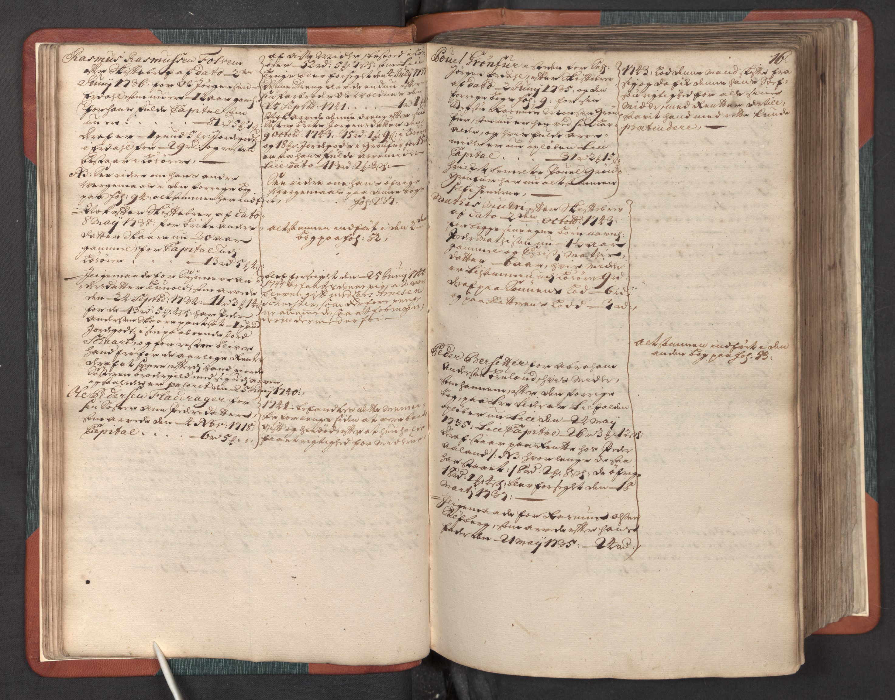 Nordfjord sorenskriveri, AV/SAB-A-2801/1/05/05a/L0002: Overformyndarprotokollar, 1736-1744