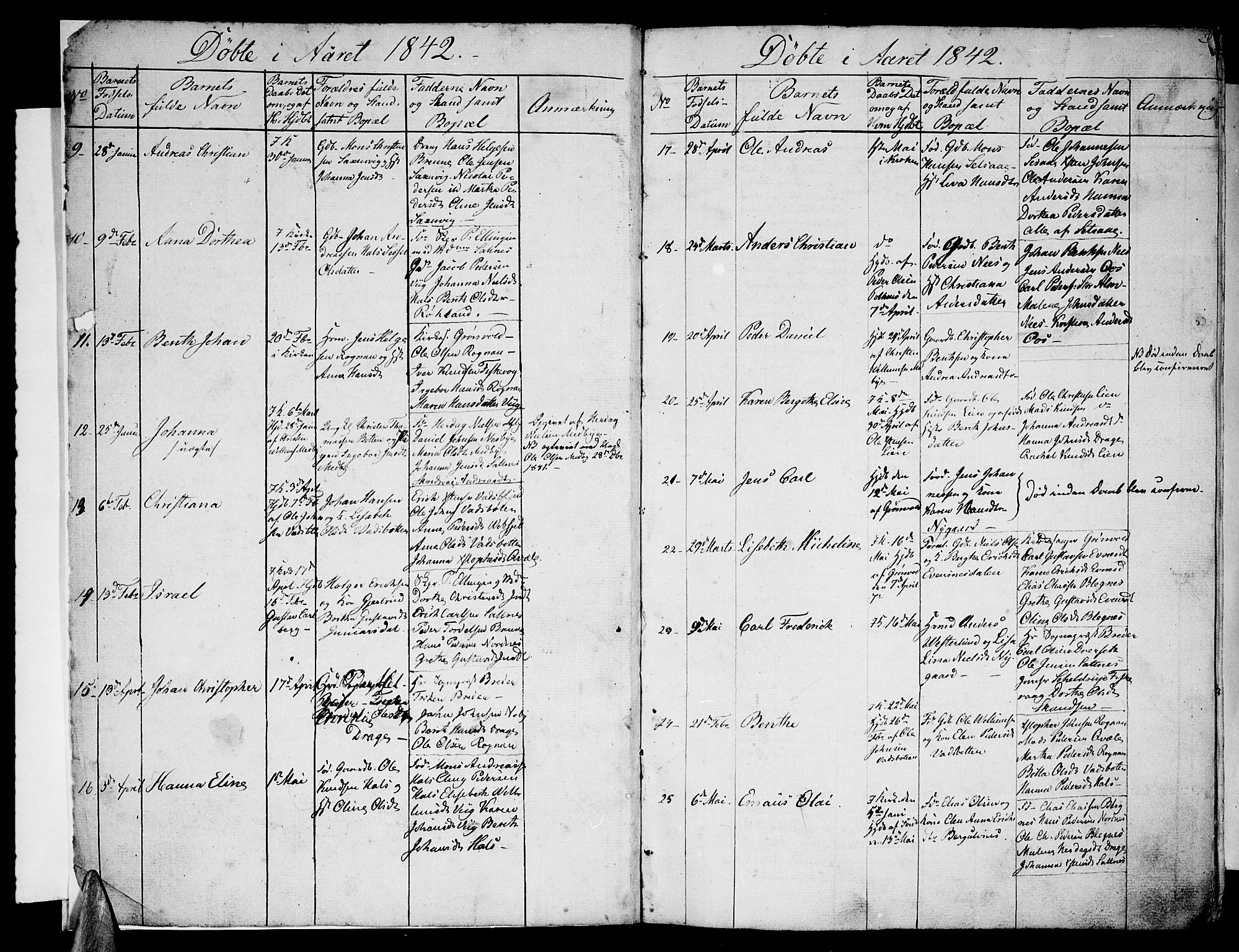 Ministerialprotokoller, klokkerbøker og fødselsregistre - Nordland, SAT/A-1459/847/L0677: Parish register (copy) no. 847C05, 1842-1853, p. 2-3