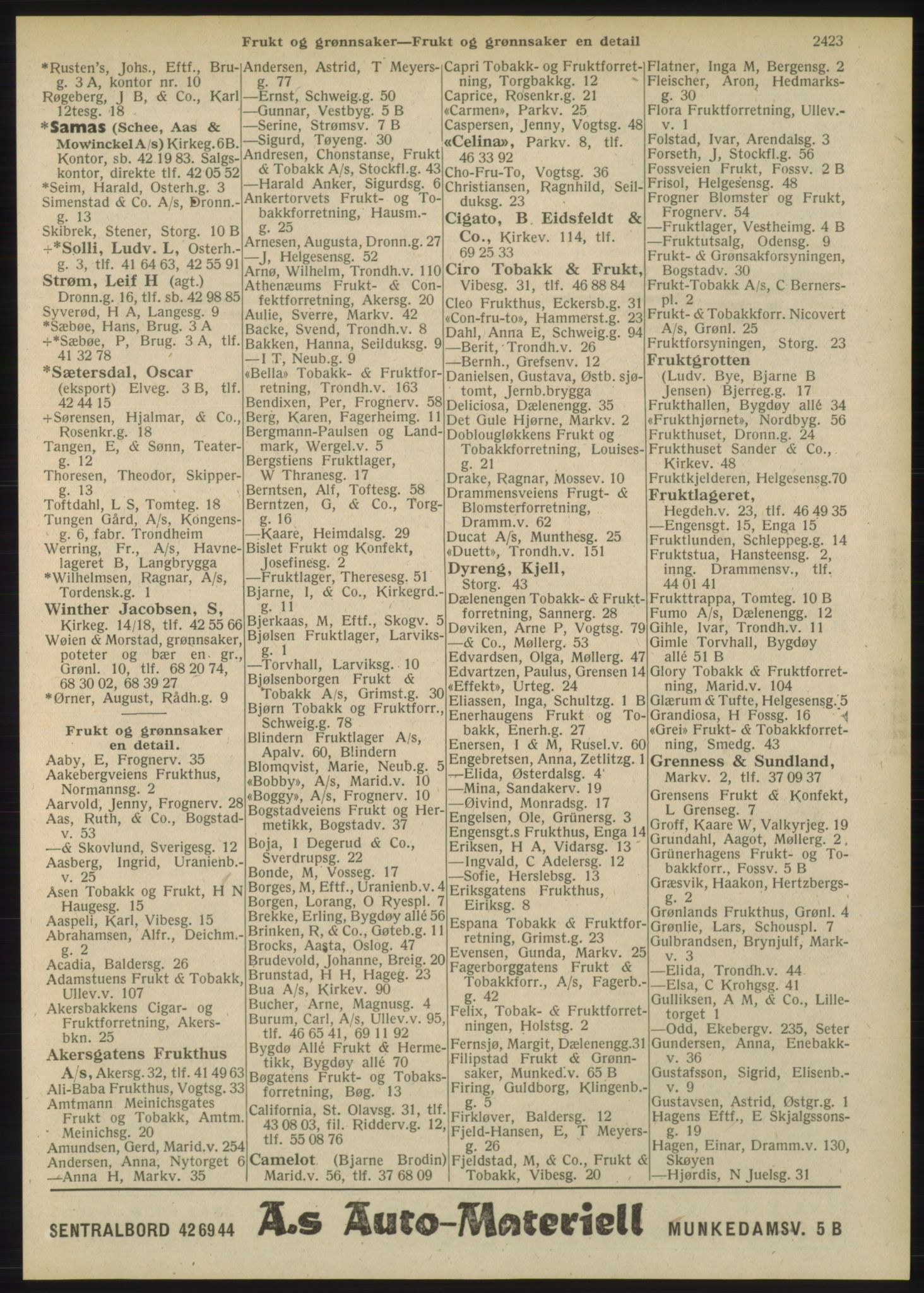 Kristiania/Oslo adressebok, PUBL/-, 1948, p. 2423