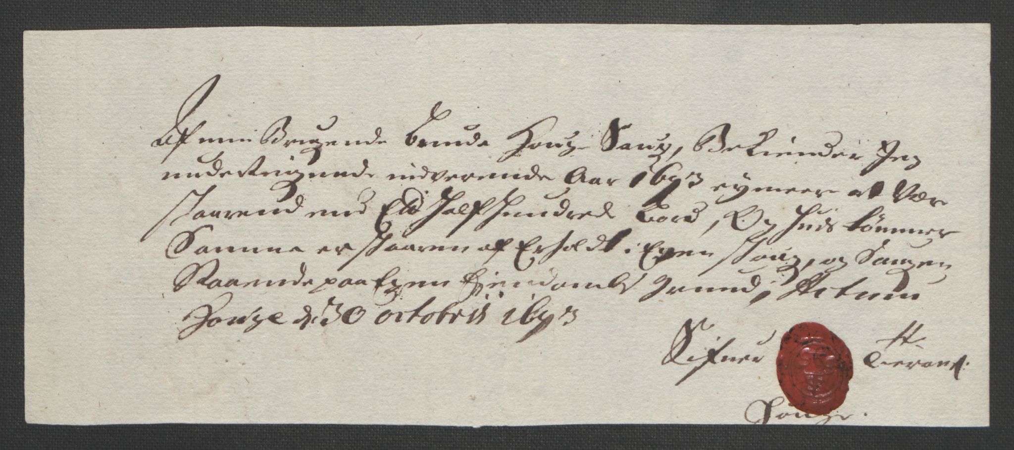 Rentekammeret inntil 1814, Reviderte regnskaper, Fogderegnskap, AV/RA-EA-4092/R48/L2974: Fogderegnskap Sunnhordland og Hardanger, 1693, p. 91