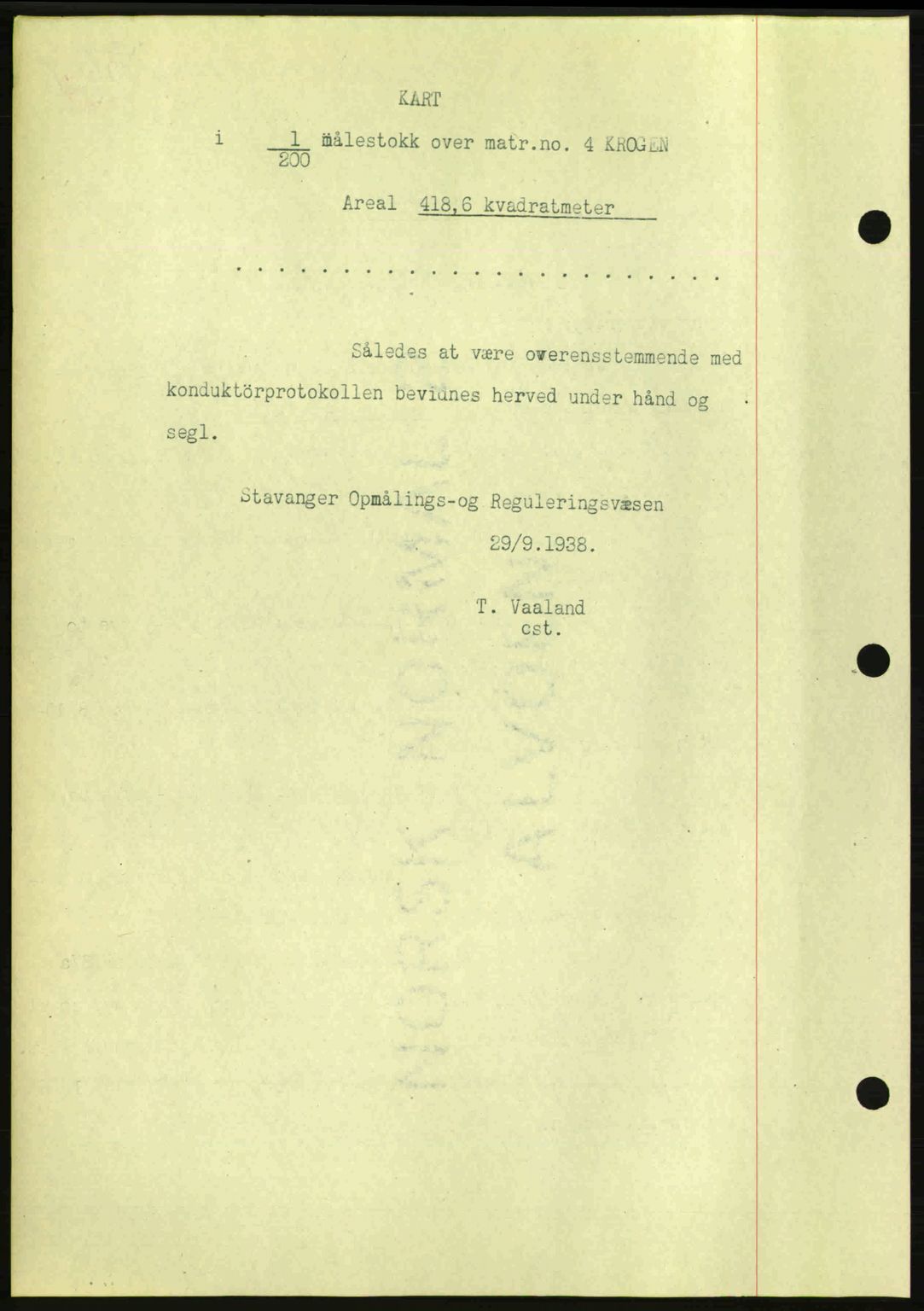 Stavanger byrett, SAST/A-100455/002/G/Gb/L0013: Mortgage book no. A3, 1937-1938, Diary no: : 2456/1938