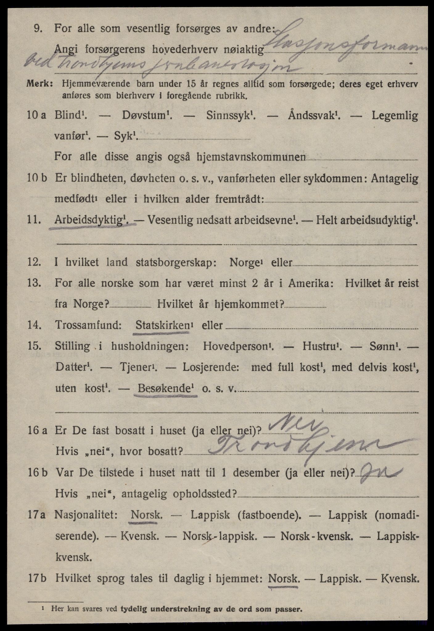 SAT, 1920 census for Horg, 1920, p. 5345