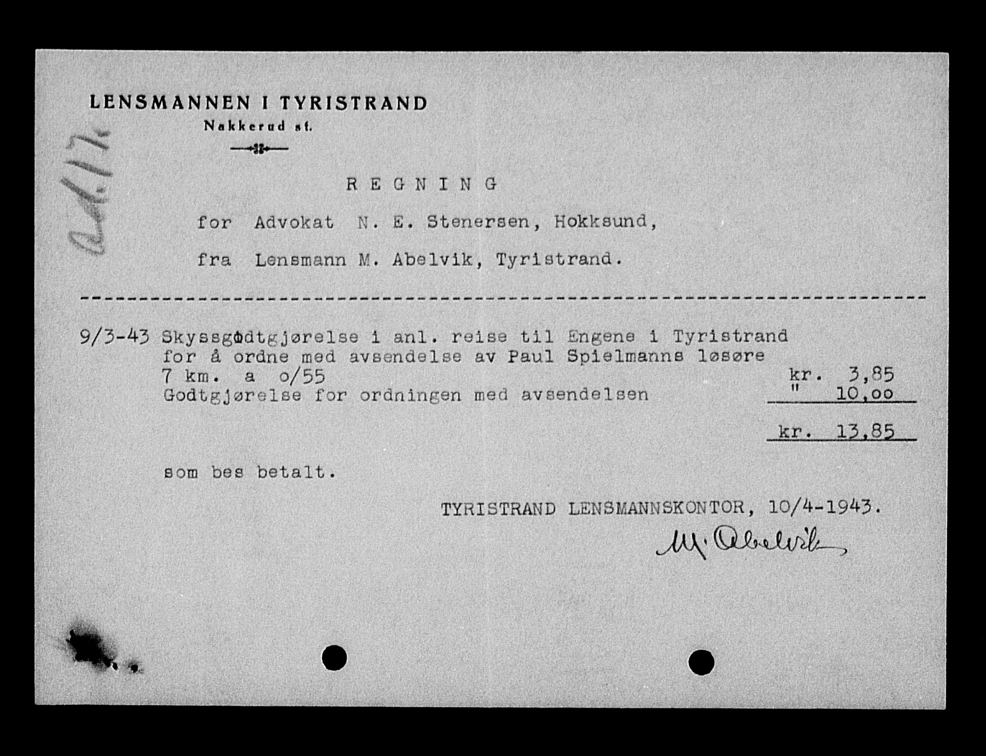 Justisdepartementet, Tilbakeføringskontoret for inndratte formuer, AV/RA-S-1564/H/Hc/Hcd/L1007: --, 1945-1947, p. 227