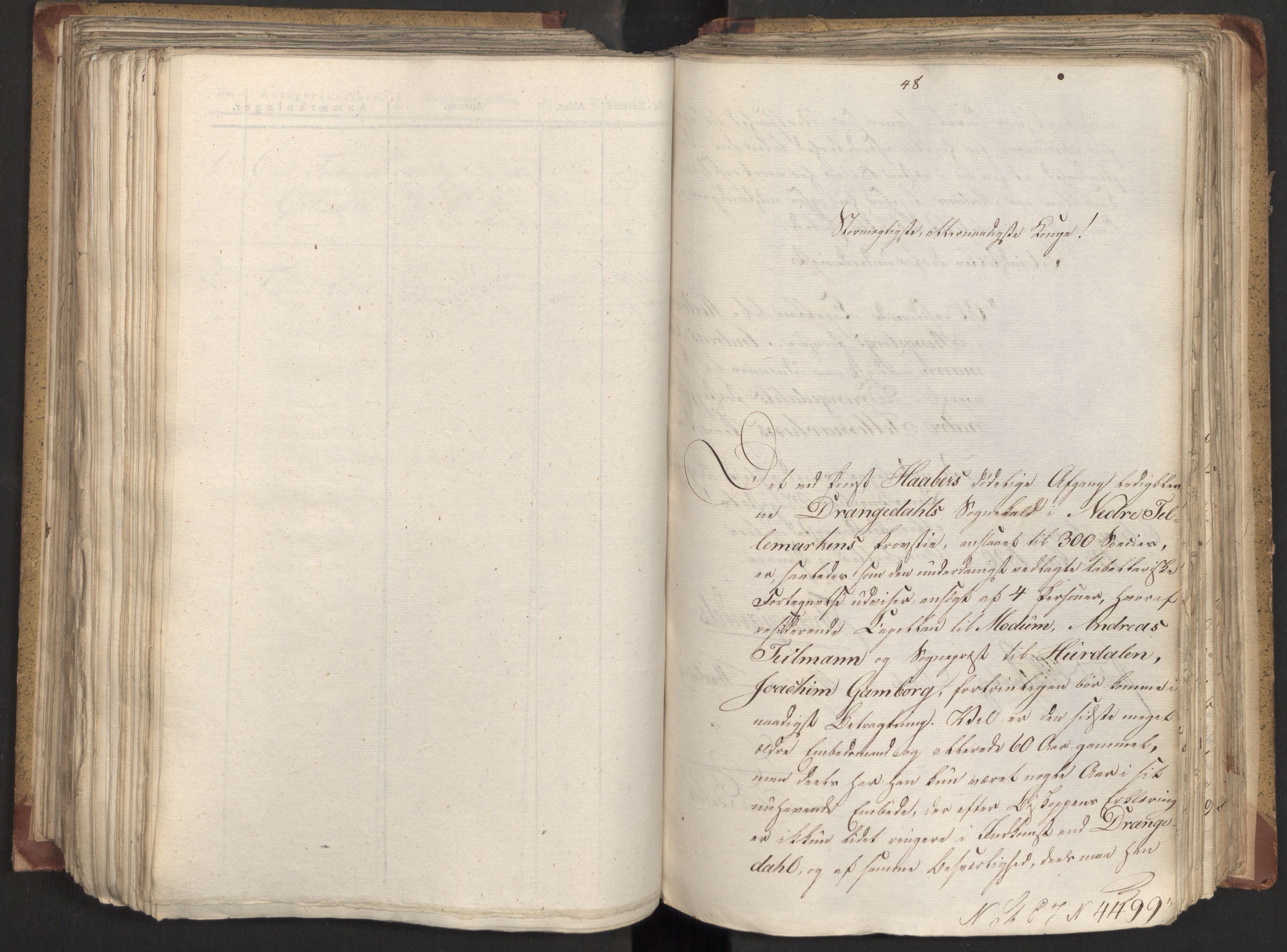 Statsrådsavdelingen i Stockholm, AV/RA-S-1003/D/Da/L0022: Regjeringsinnstillinger nr. 4399-4565, 1820, p. 325