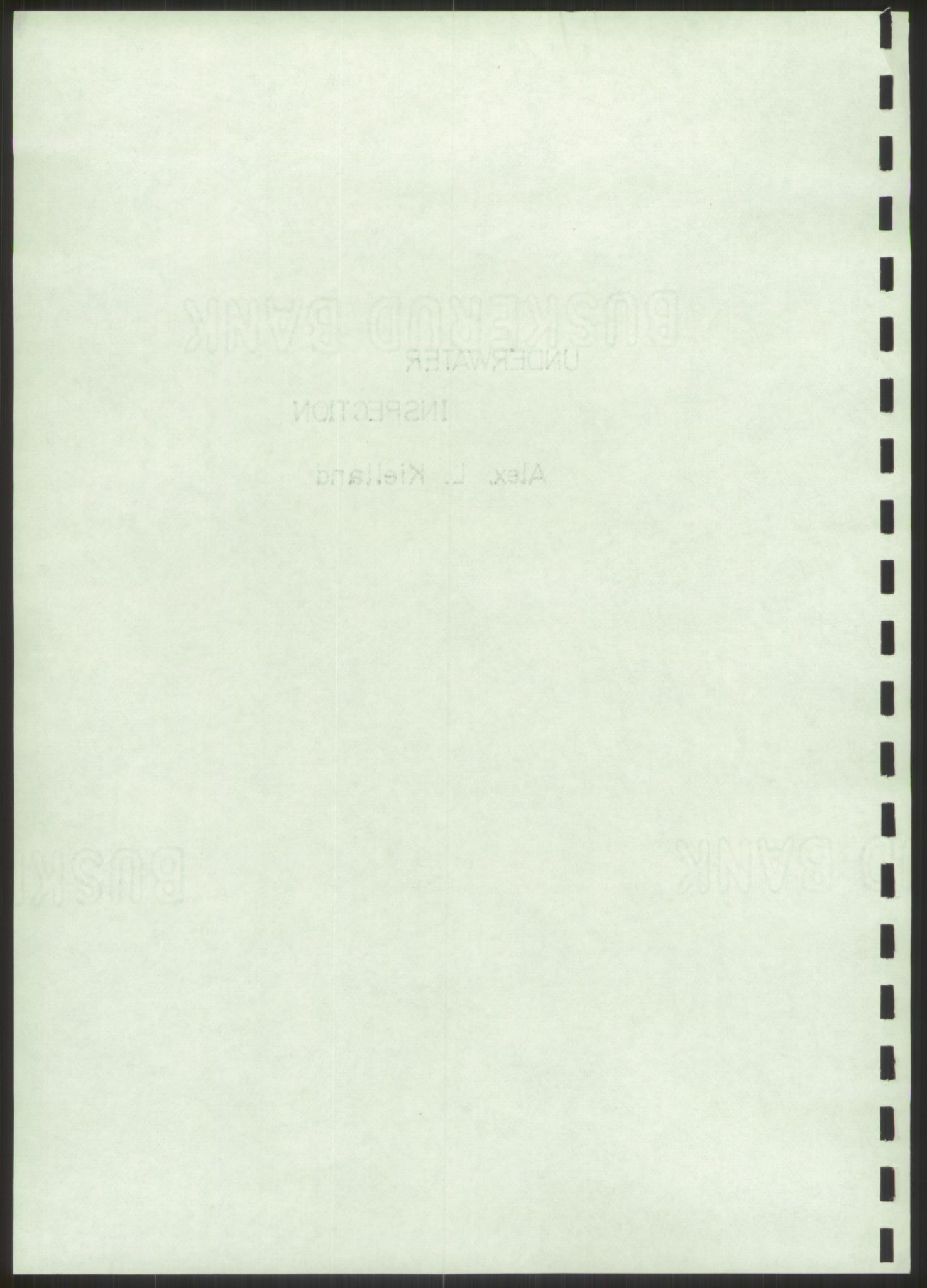 Justisdepartementet, Granskningskommisjonen ved Alexander Kielland-ulykken 27.3.1980, AV/RA-S-1165/D/L0006: A Alexander L. Kielland (Doku.liste + A3-A6, A11-A13, A18-A20-A21, A23, A31 av 31)/Dykkerjournaler, 1980-1981, p. 522