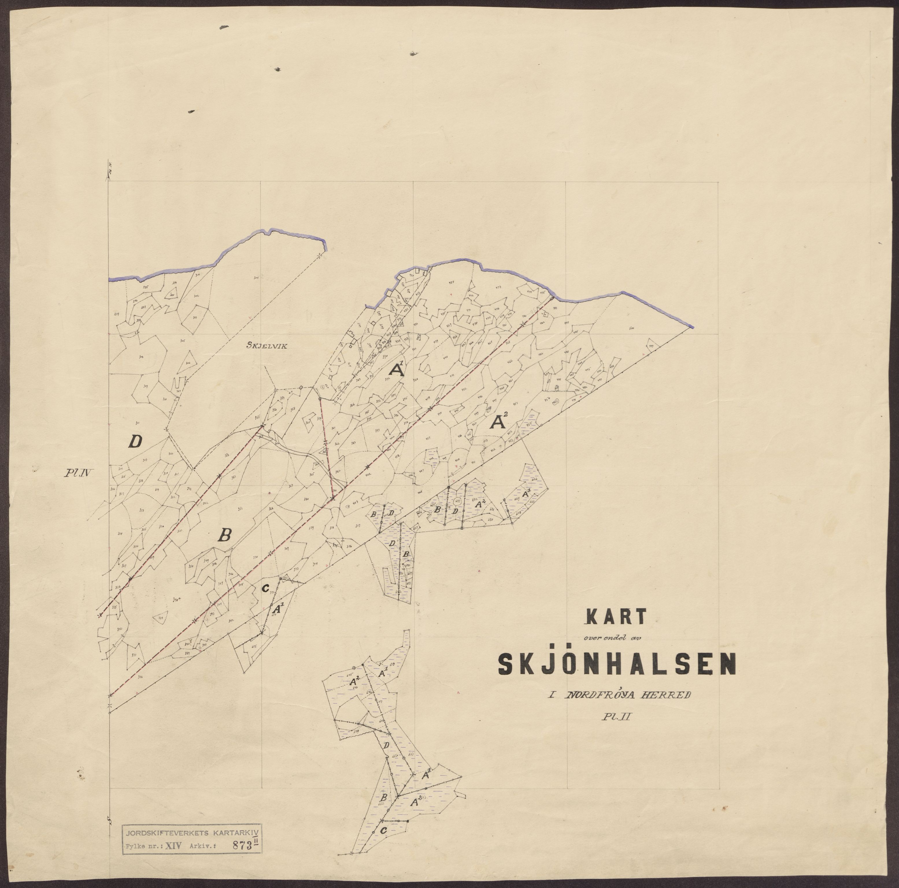 Jordskifteverkets kartarkiv, RA/S-3929/T, 1859-1988, p. 1373