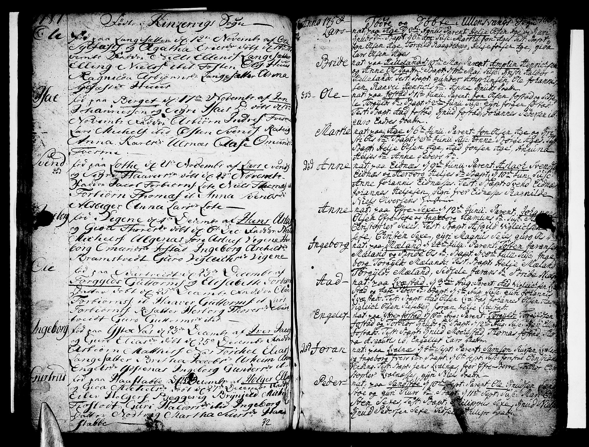 Ullensvang sokneprestembete, AV/SAB-A-78701/H/Haa: Parish register (official) no. A 6 /1, 1758-1788, p. 103