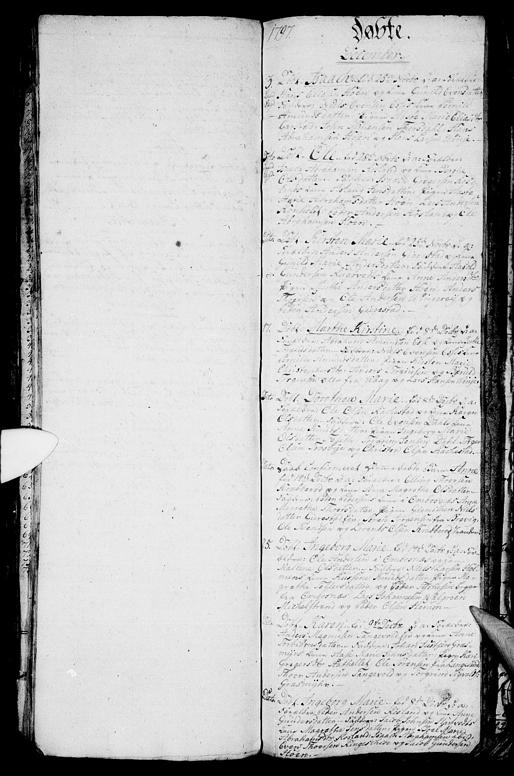 Bamble kirkebøker, SAKO/A-253/G/Ga/L0002: Parish register (copy) no. I 2, 1794-1800