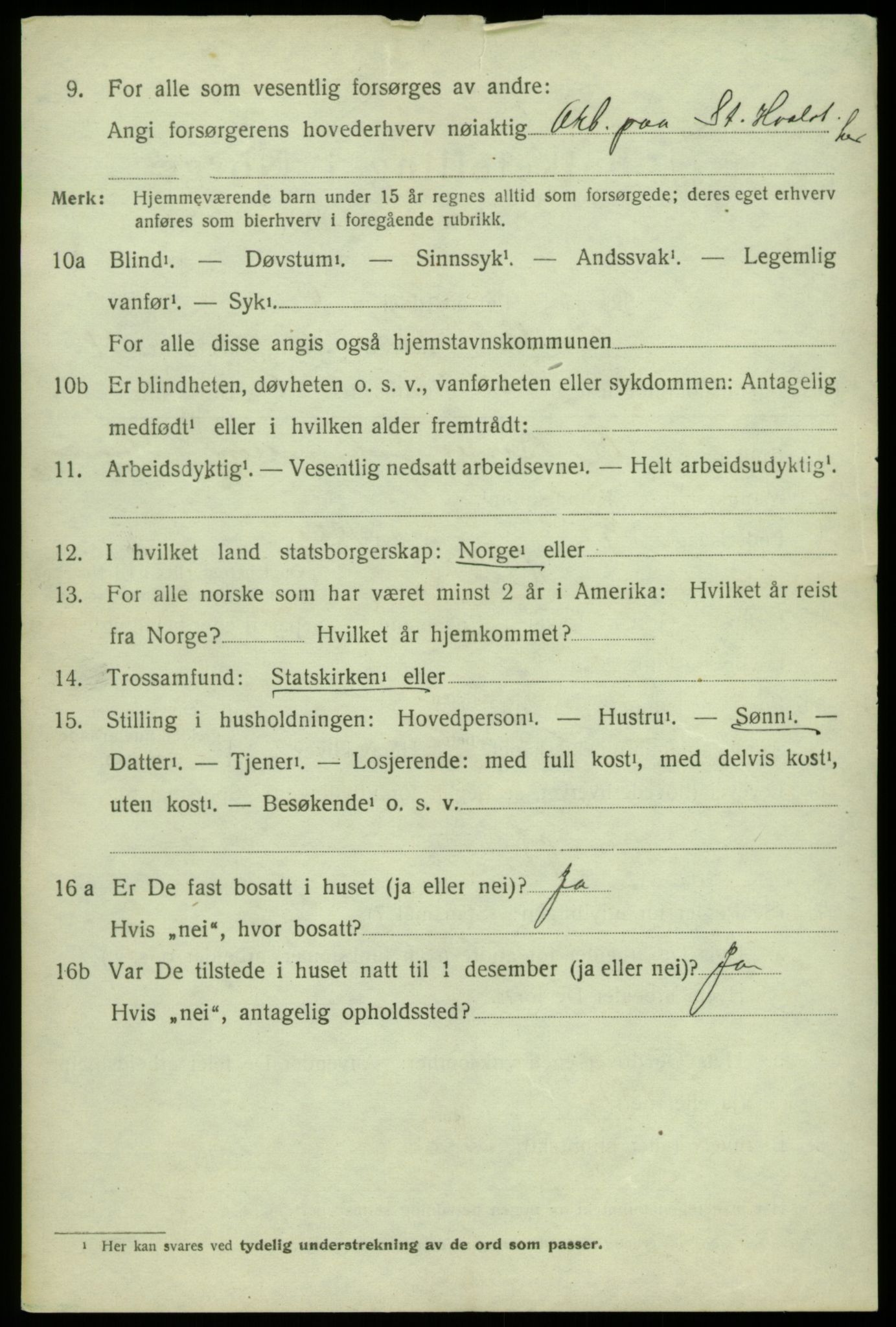 SAB, 1920 census for Herdla, 1920, p. 8334