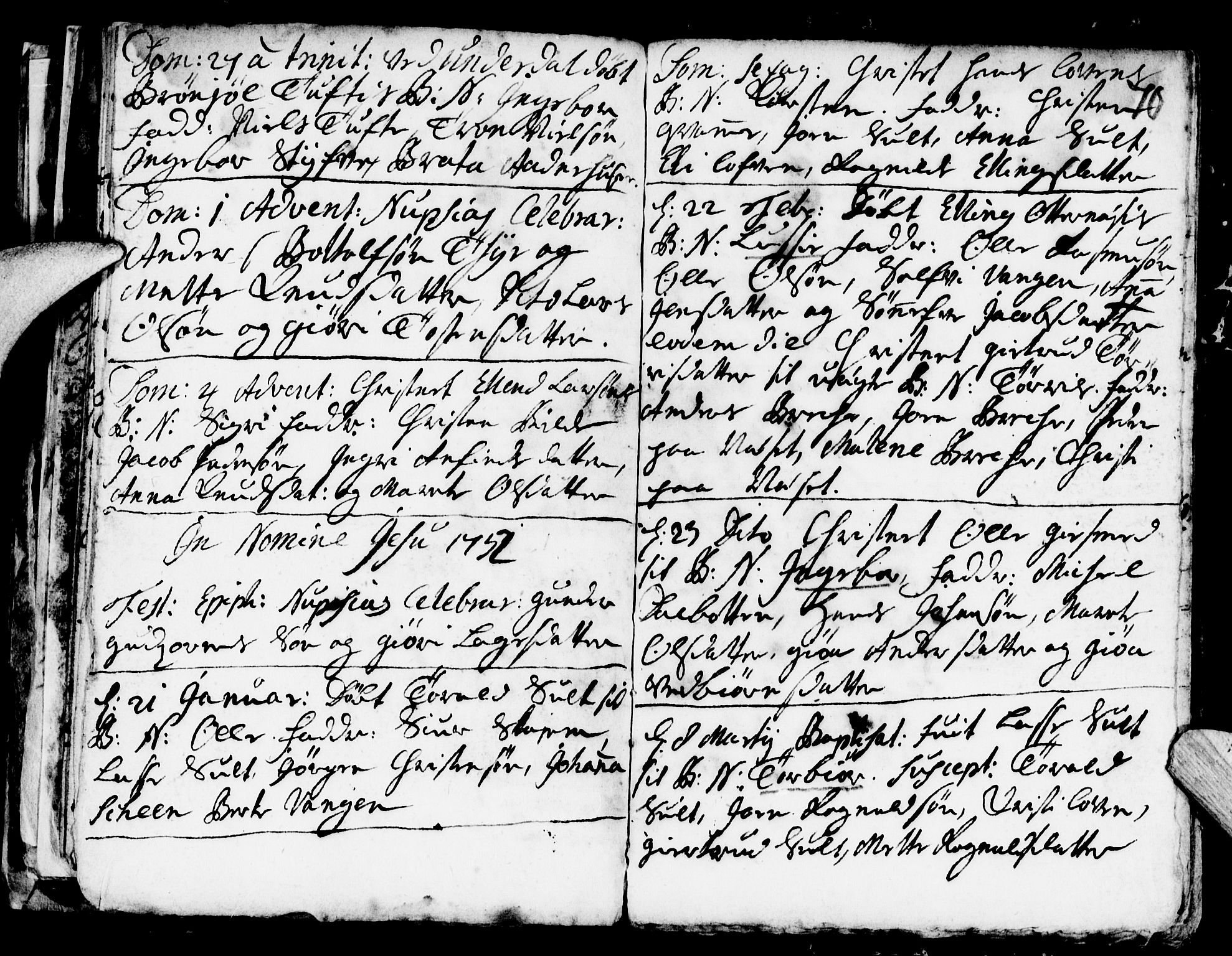 Aurland sokneprestembete, SAB/A-99937/H/Ha/Haa/L0001: Parish register (official) no. A 1, 1716-1734, p. 70