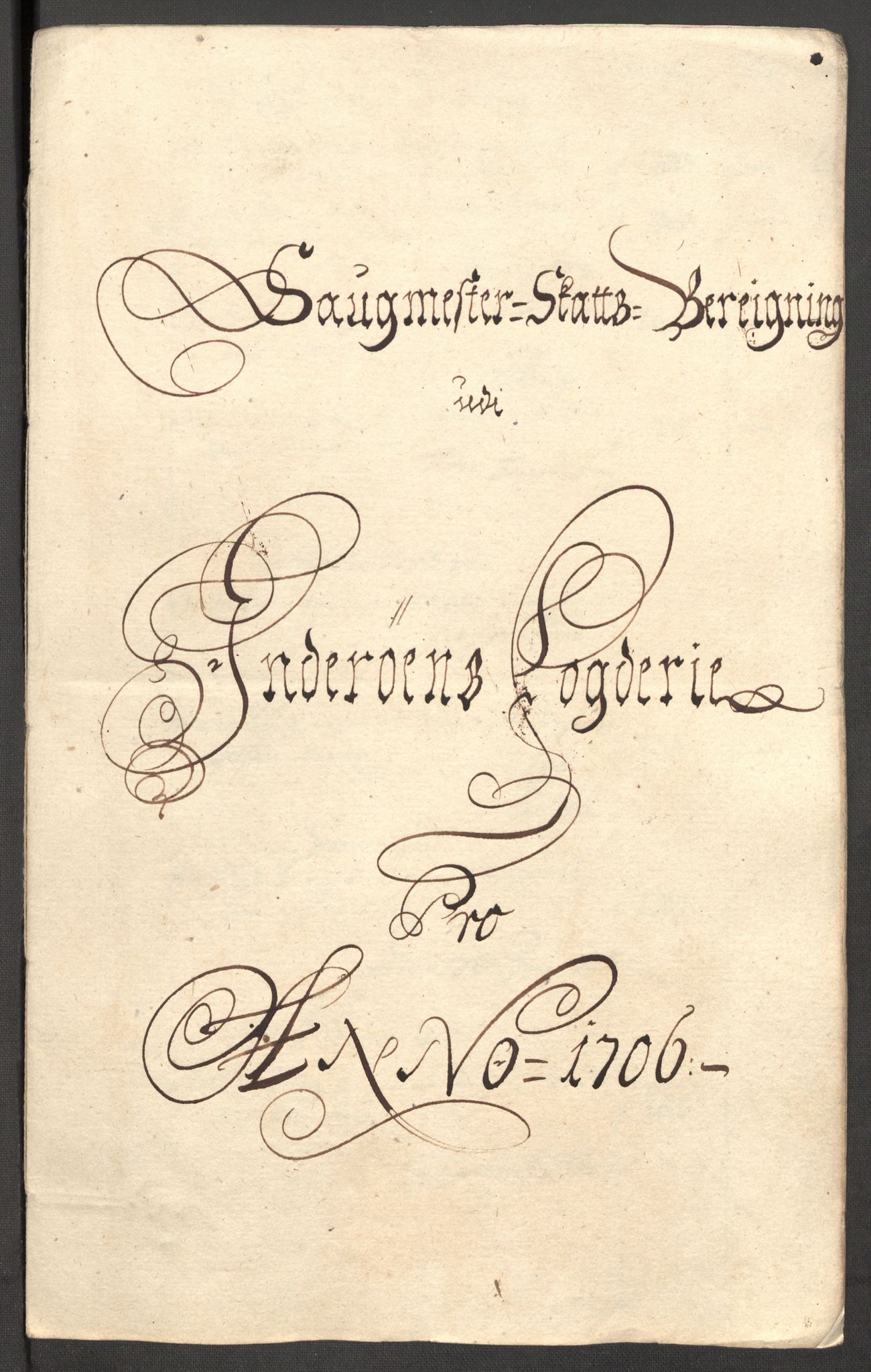 Rentekammeret inntil 1814, Reviderte regnskaper, Fogderegnskap, AV/RA-EA-4092/R63/L4315: Fogderegnskap Inderøy, 1706-1707, p. 140