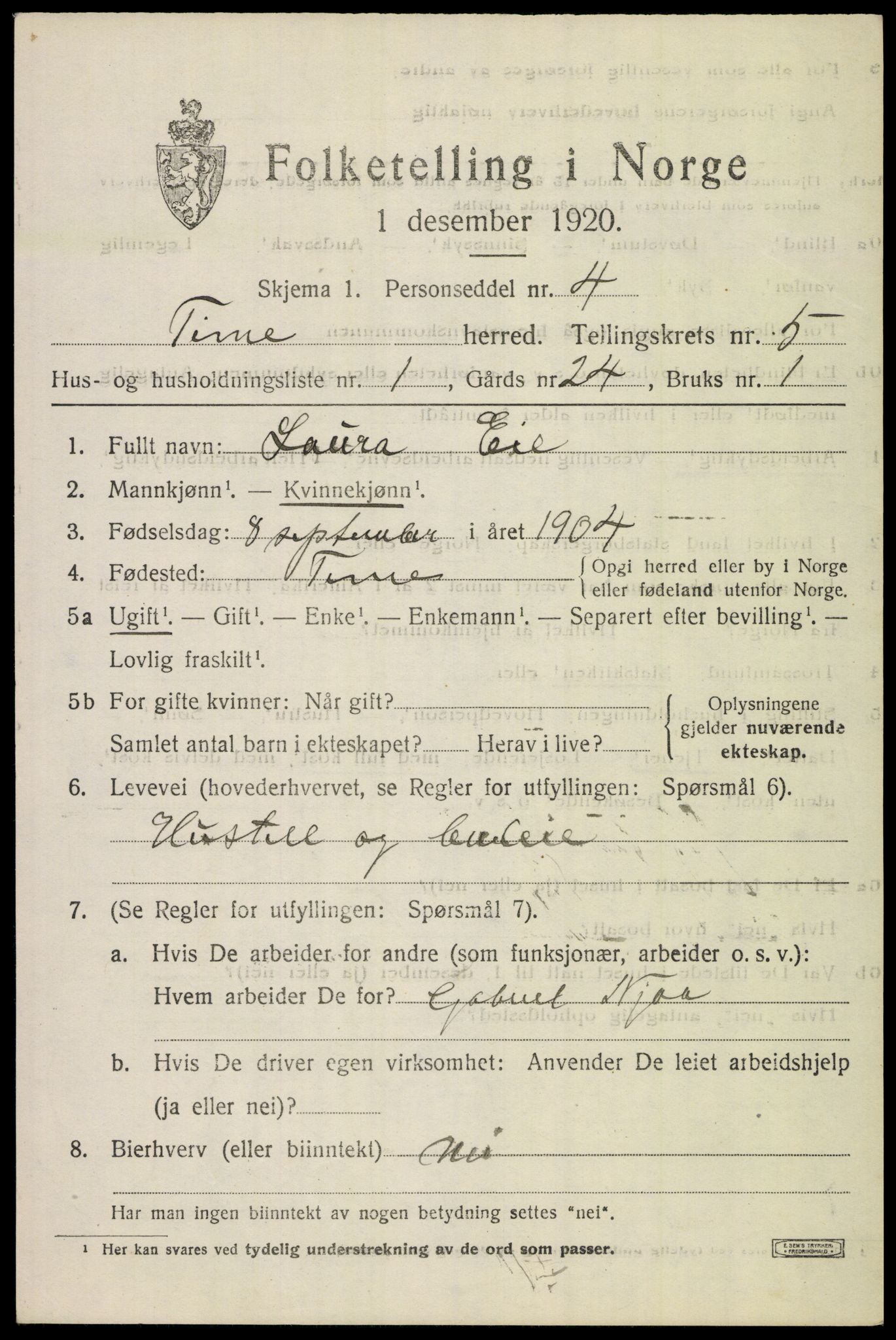 SAST, 1920 census for Time, 1920, p. 6075