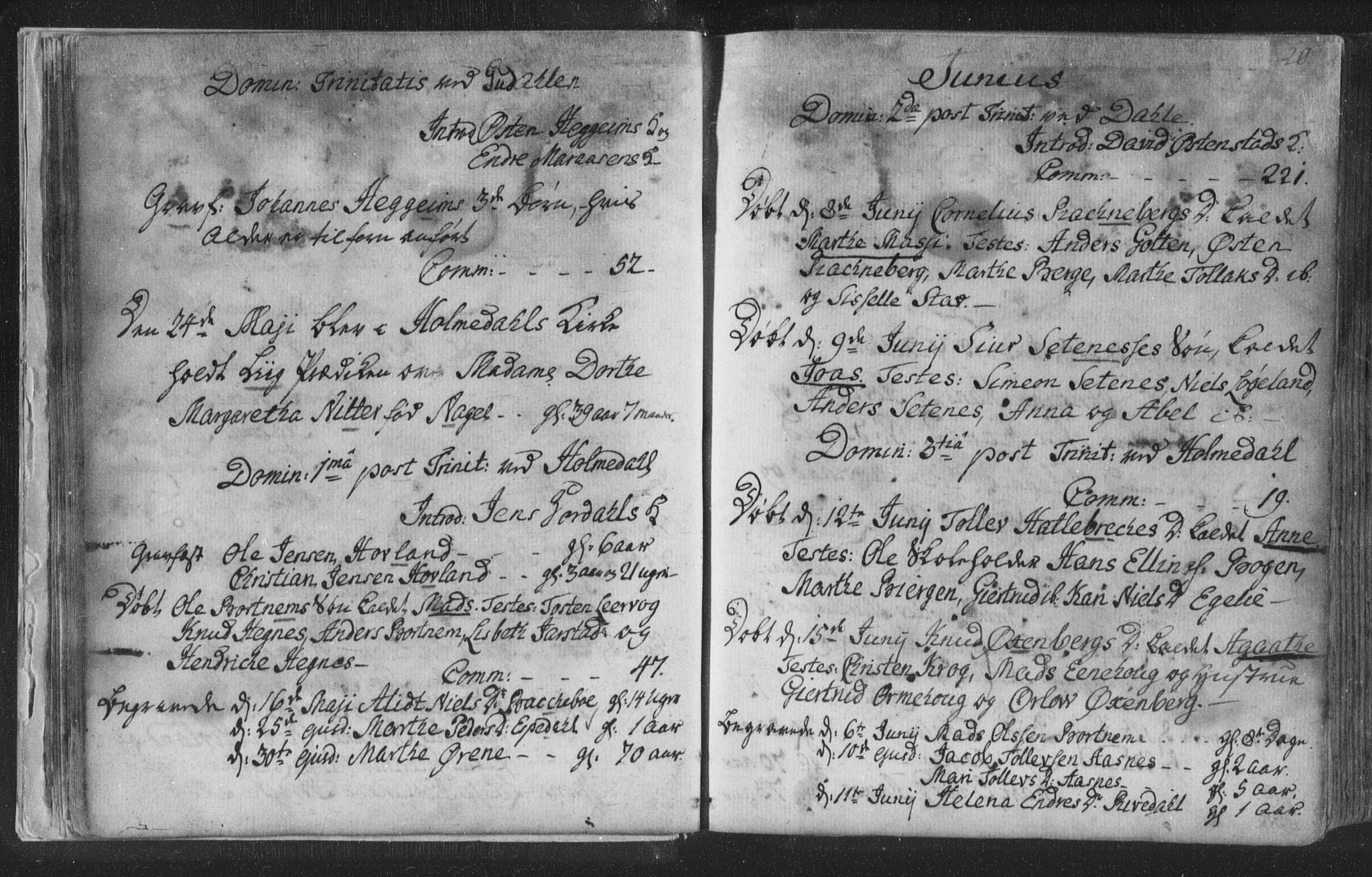 Fjaler sokneprestembete, AV/SAB-A-79801/H/Haa/Haaa/L0002: Parish register (official) no. A 2, 1779-1798, p. 20