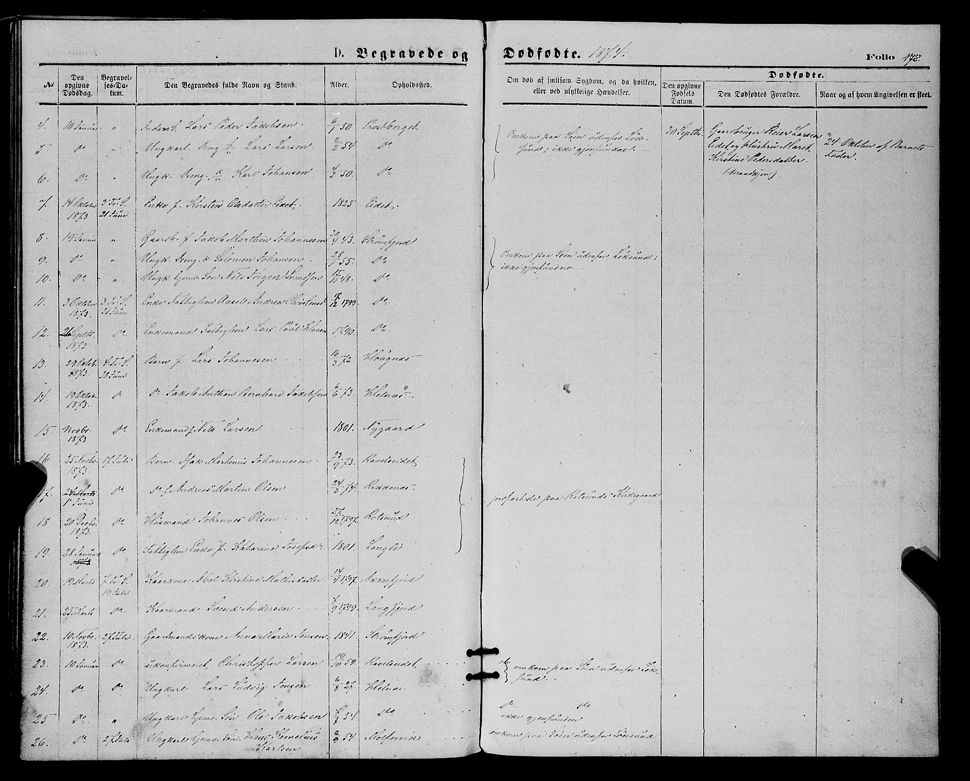 Skjervøy sokneprestkontor, AV/SATØ-S-1300/H/Ha/Haa/L0008kirke: Parish register (official) no. 8, 1871-1877, p. 178