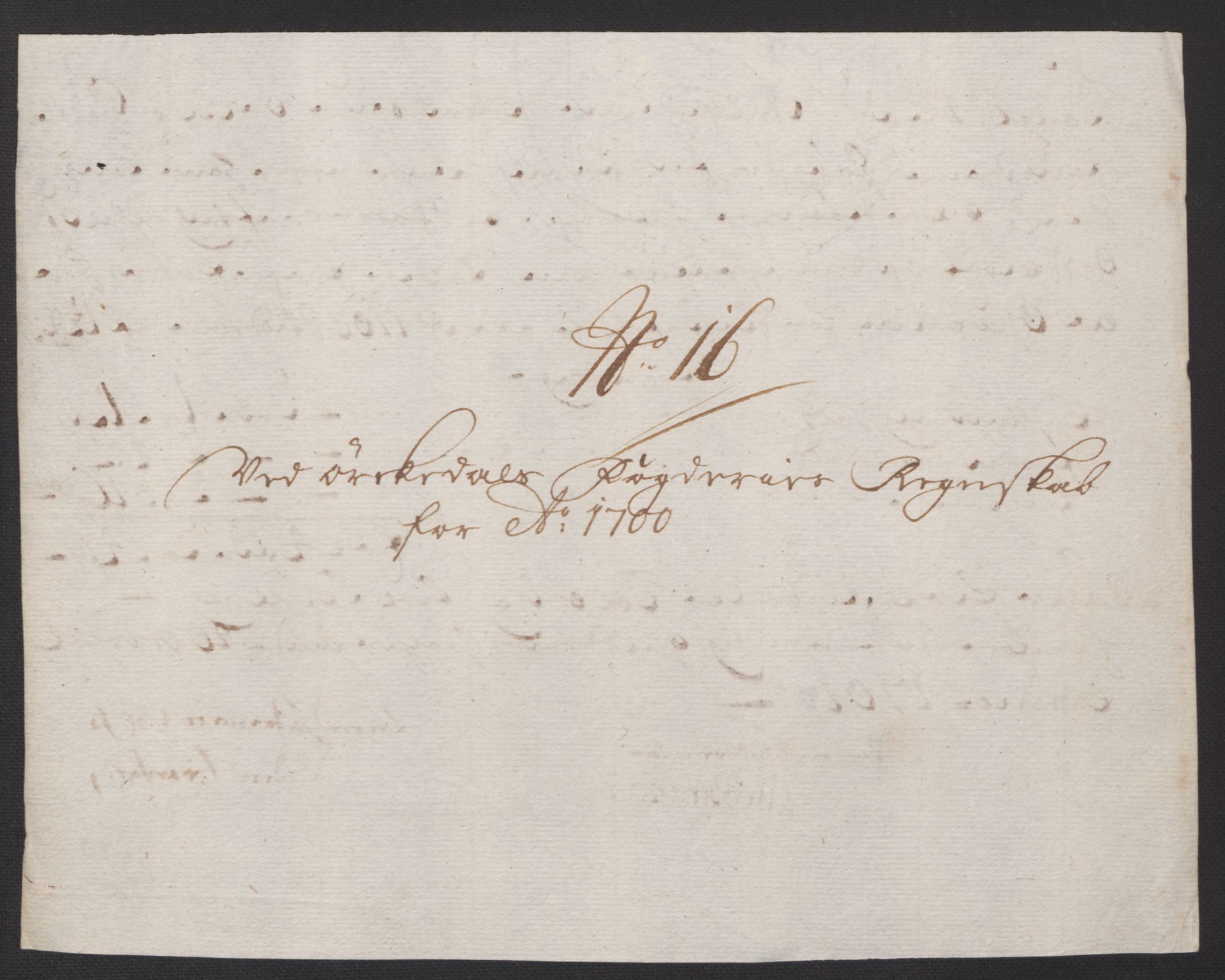 Rentekammeret inntil 1814, Reviderte regnskaper, Fogderegnskap, AV/RA-EA-4092/R60/L3950: Fogderegnskap Orkdal og Gauldal, 1700, p. 191