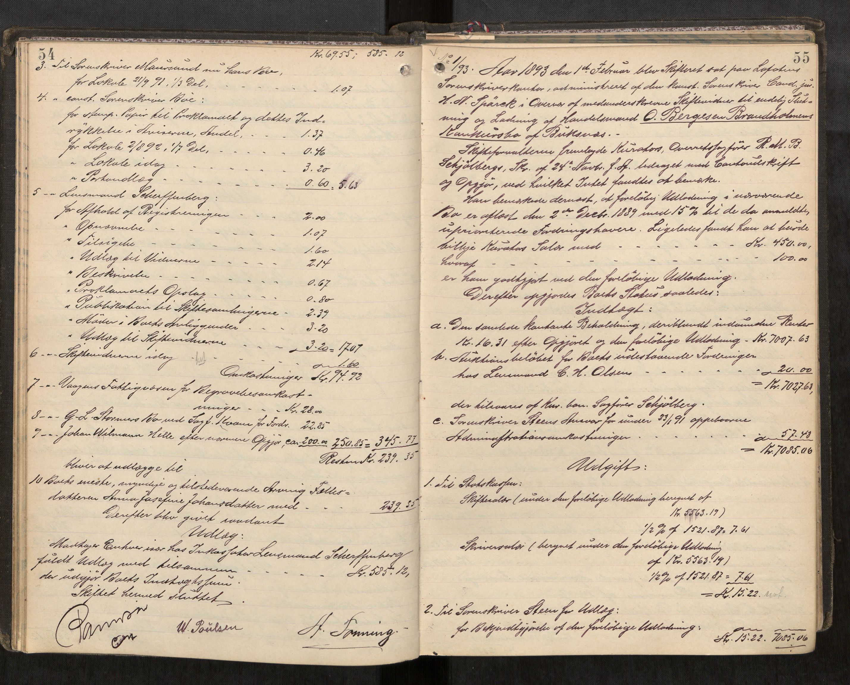 Lofoten sorenskriveri, AV/SAT-A-0017/1/3/3A/L0005: Skifteprotokoll, 1892-1897, p. 54-55
