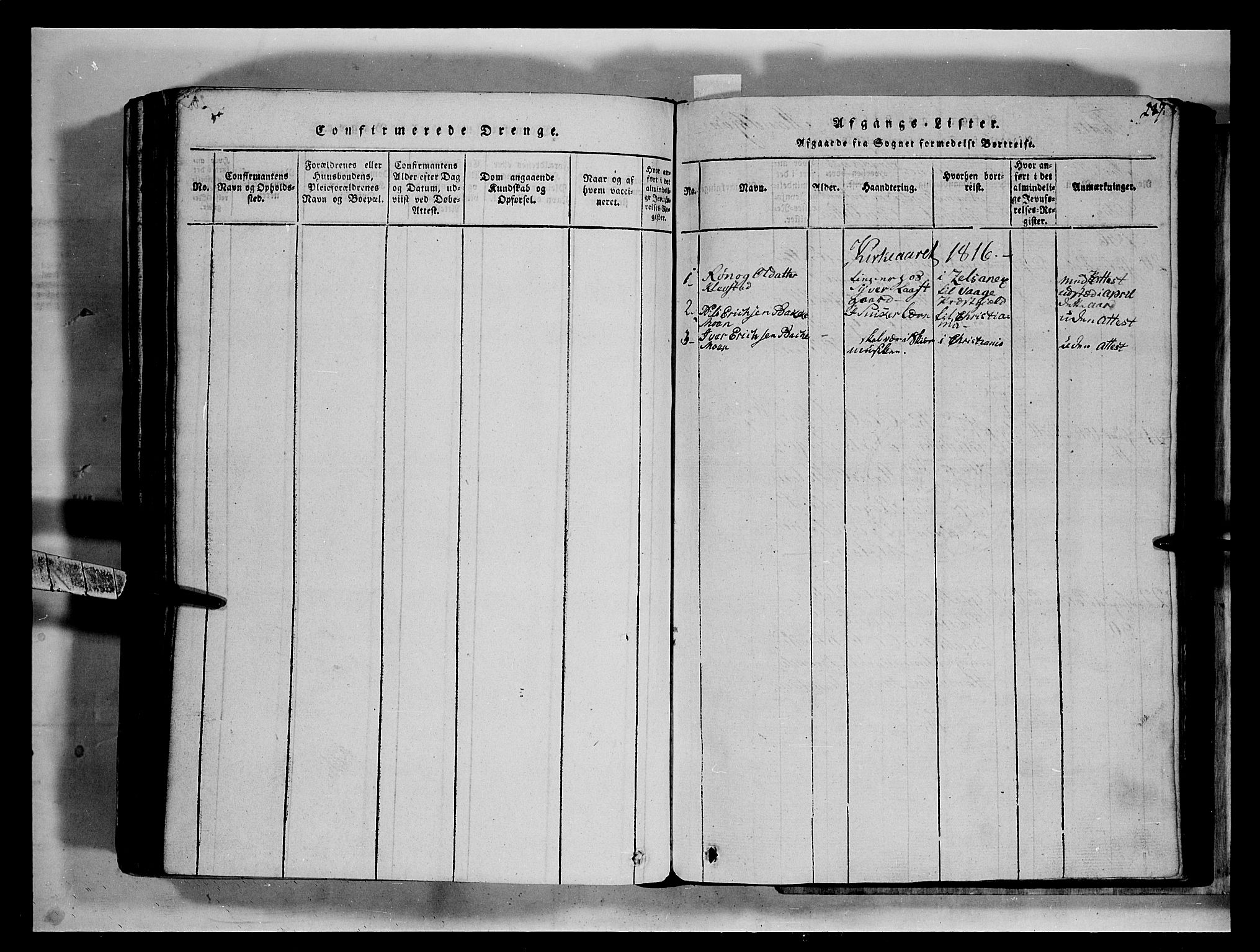 Fron prestekontor, SAH/PREST-078/H/Ha/Hab/L0002: Parish register (copy) no. 2, 1816-1850, p. 287