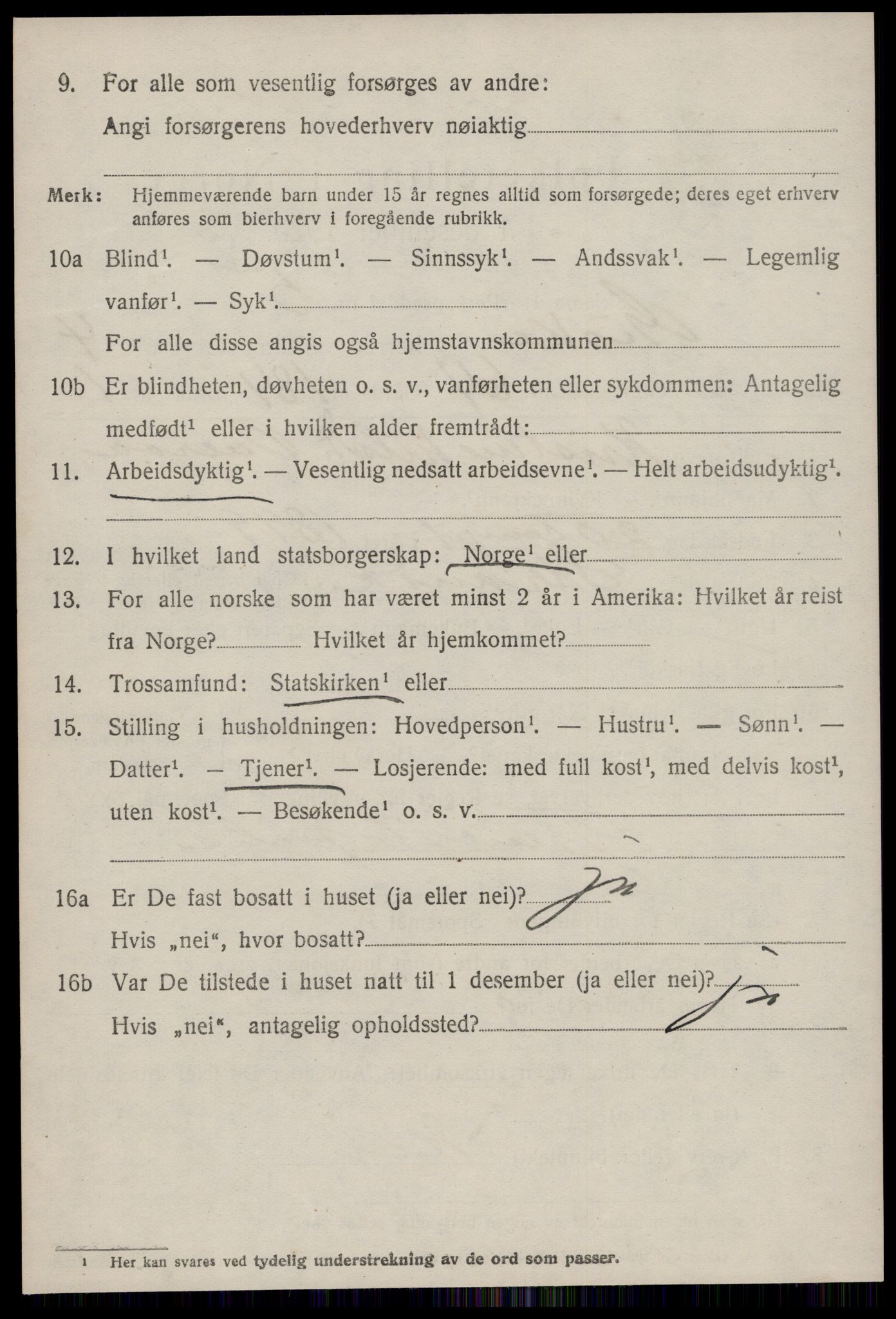 SAT, 1920 census for Giske, 1920, p. 3621