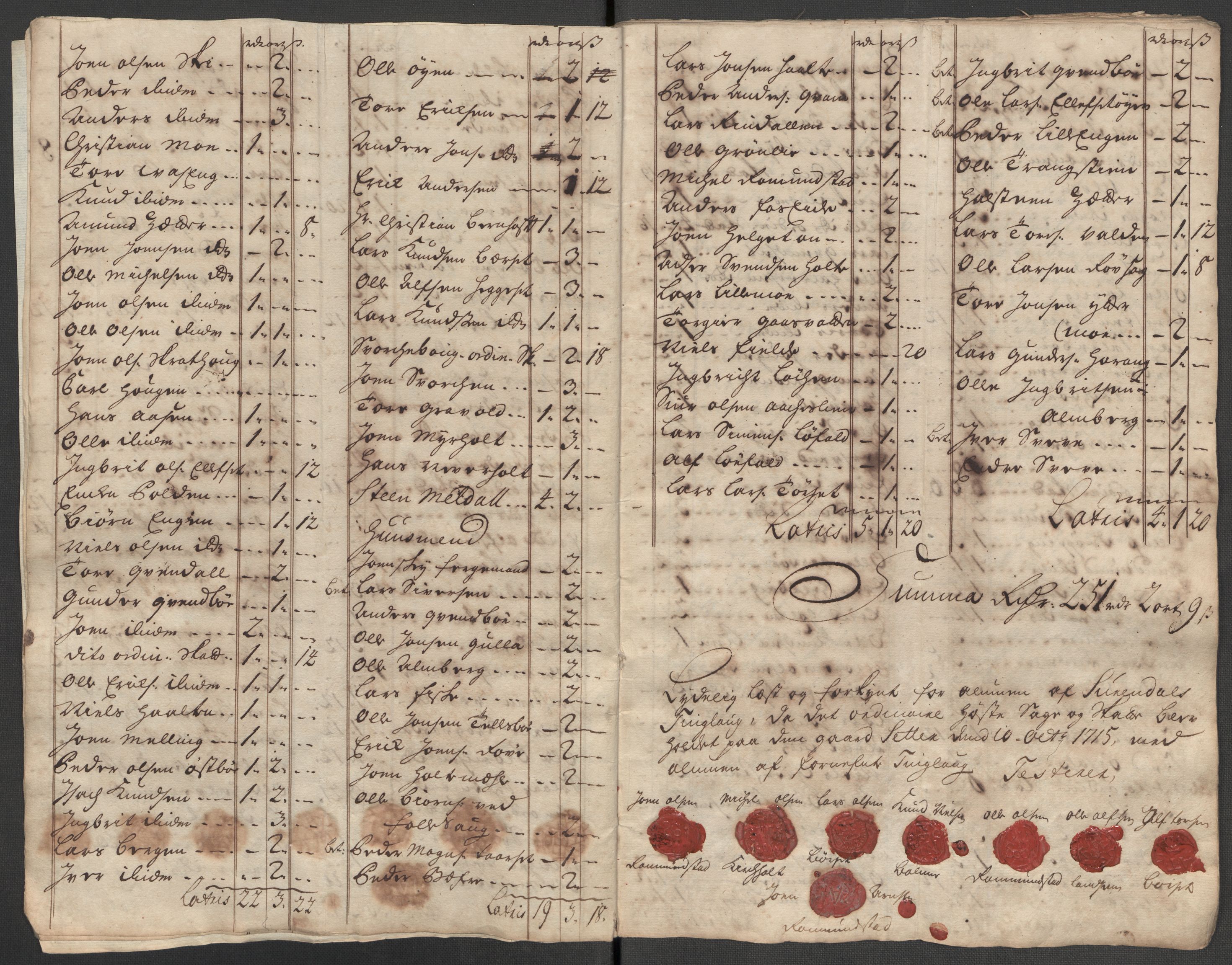 Rentekammeret inntil 1814, Reviderte regnskaper, Fogderegnskap, AV/RA-EA-4092/R56/L3748: Fogderegnskap Nordmøre, 1714-1715, p. 581