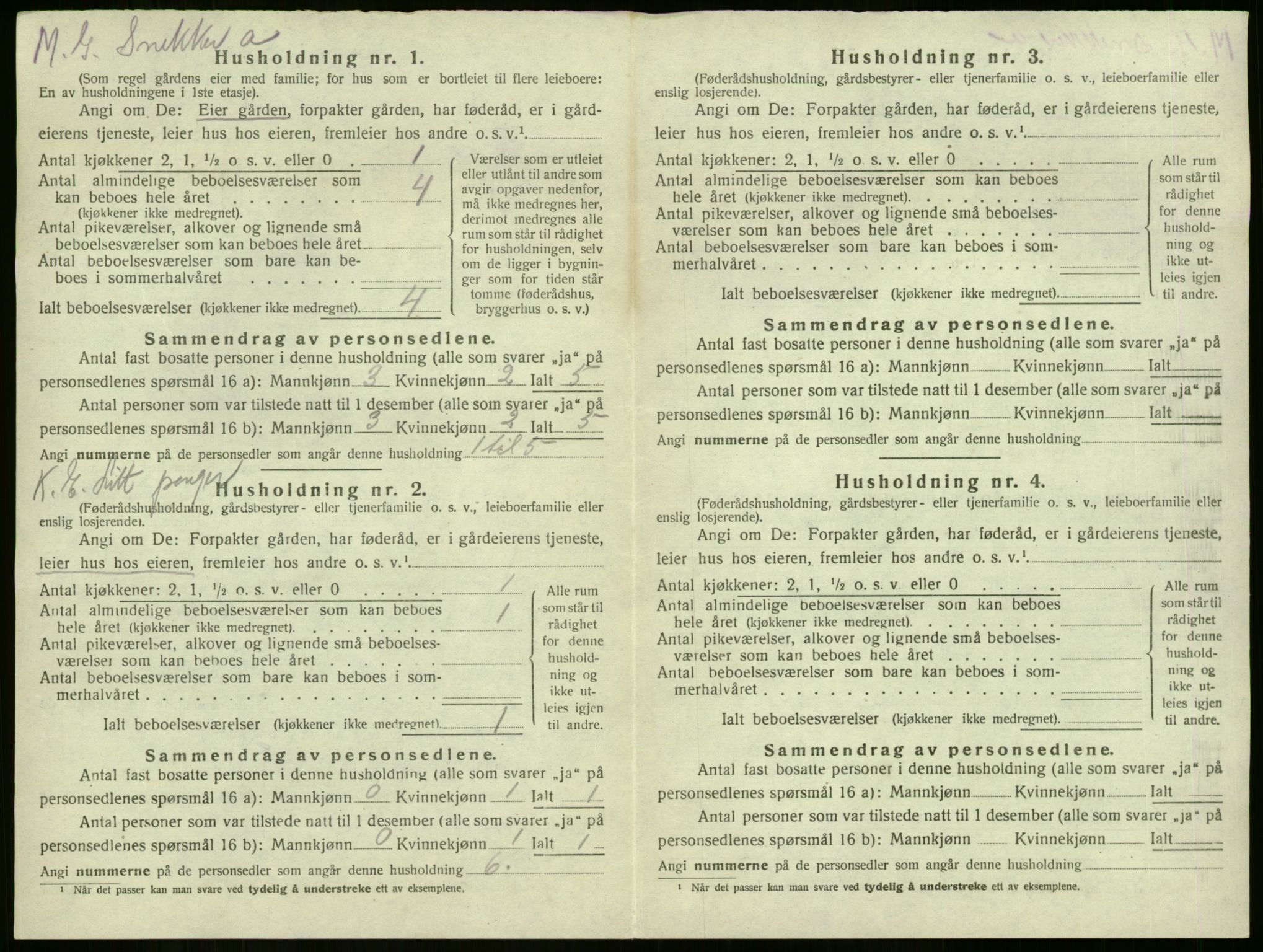 SAKO, 1920 census for Sem, 1920, p. 2089