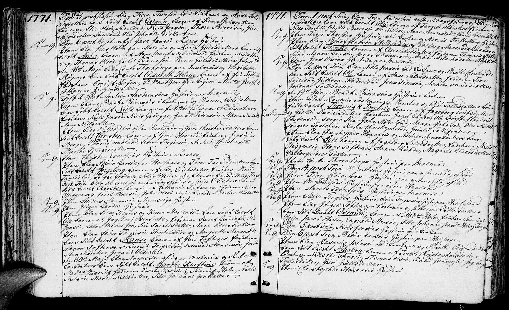 Mandal sokneprestkontor, SAK/1111-0030/F/Fa/Faa/L0003: Parish register (official) no. A 3, 1748-1794, p. 112-113