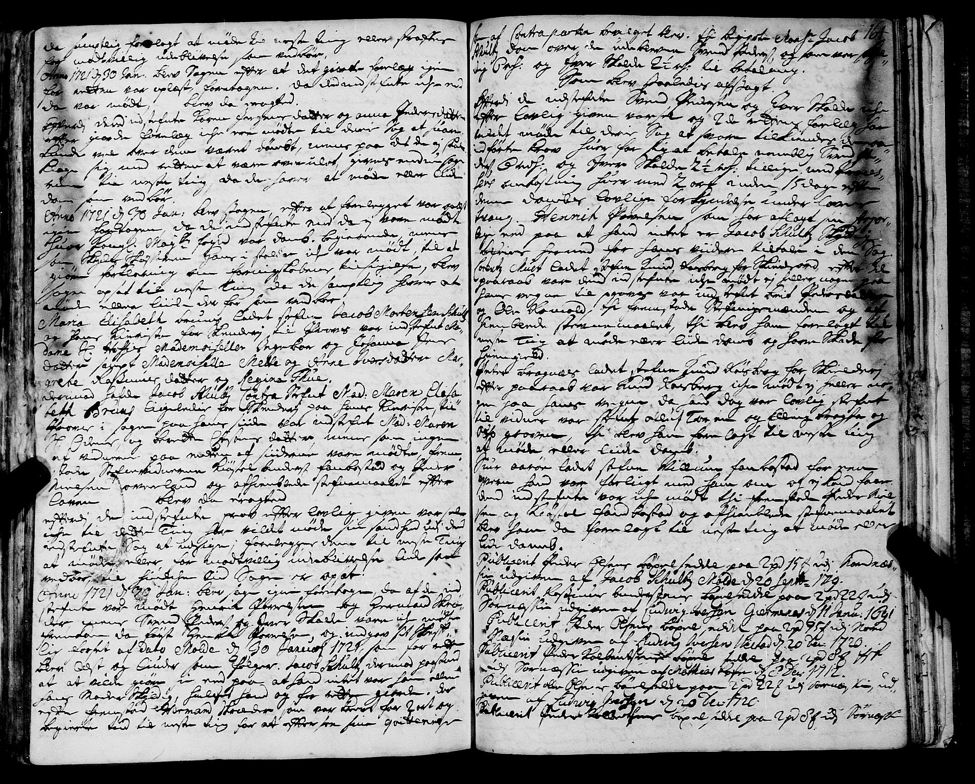 Romsdal sorenskriveri, AV/SAT-A-4149/1/1/1A/L0008: Tingbok, 1714-1721, p. 163b-164a